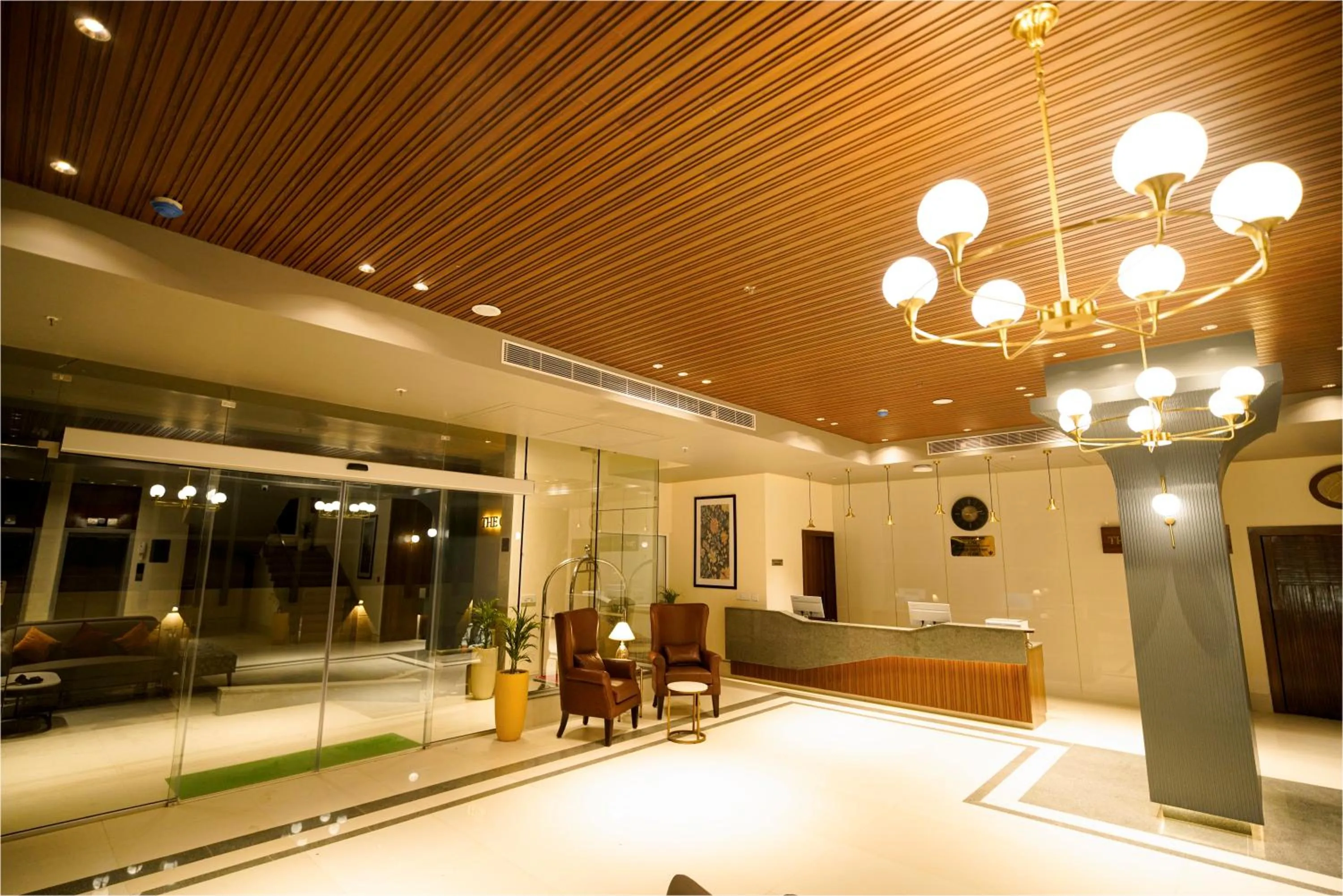 Lobby or reception in The Grand Sona