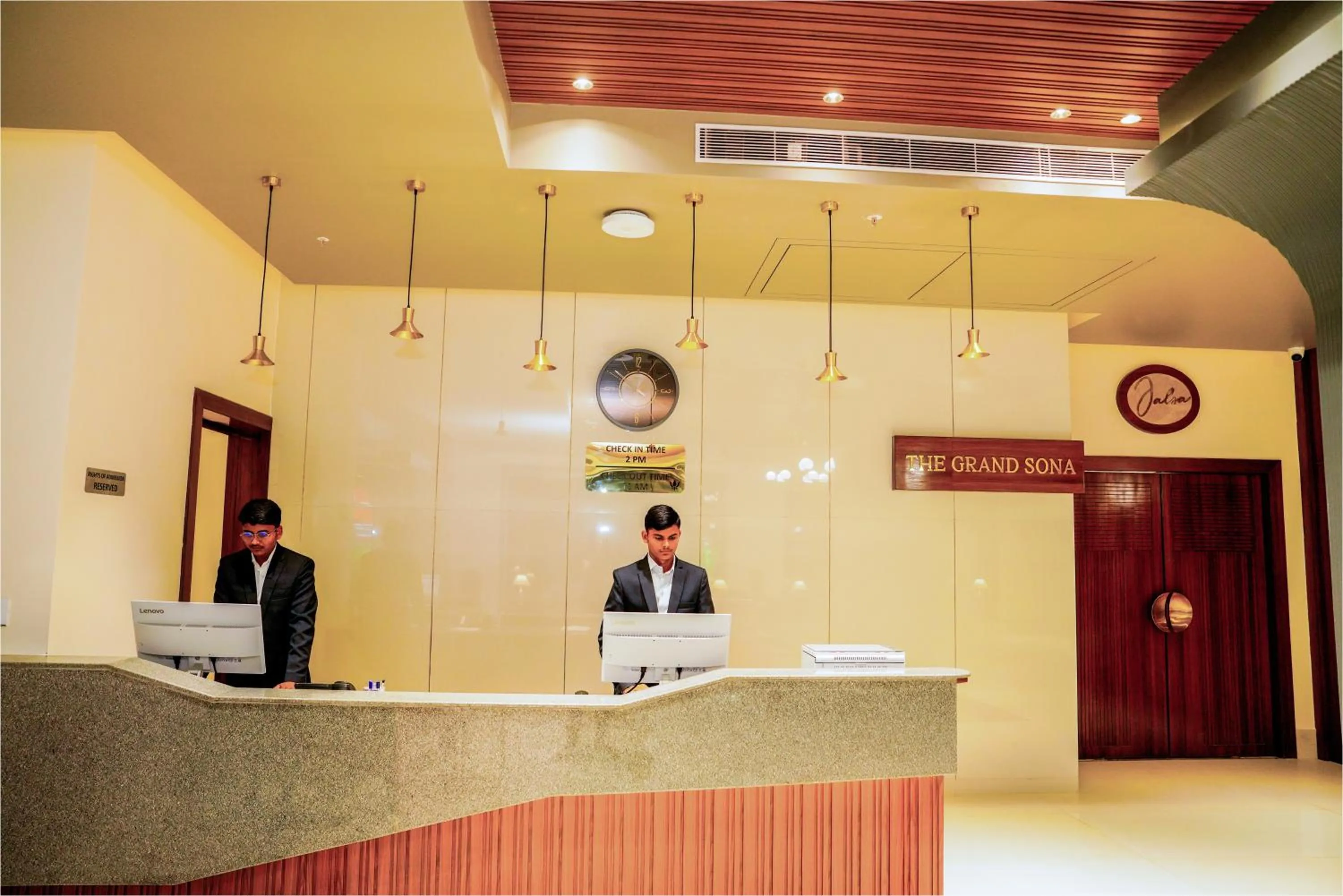 Lobby or reception in The Grand Sona