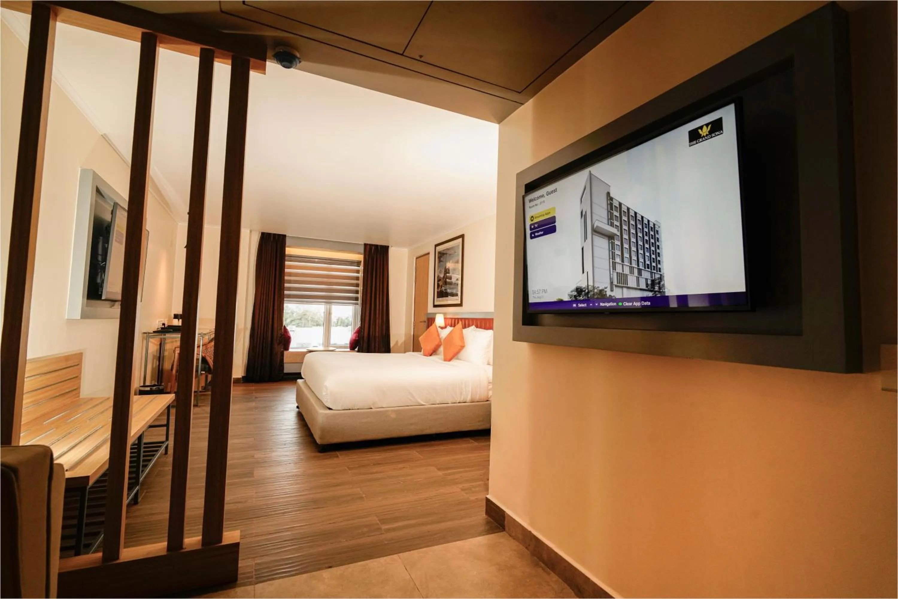 Bed in The Grand Sona