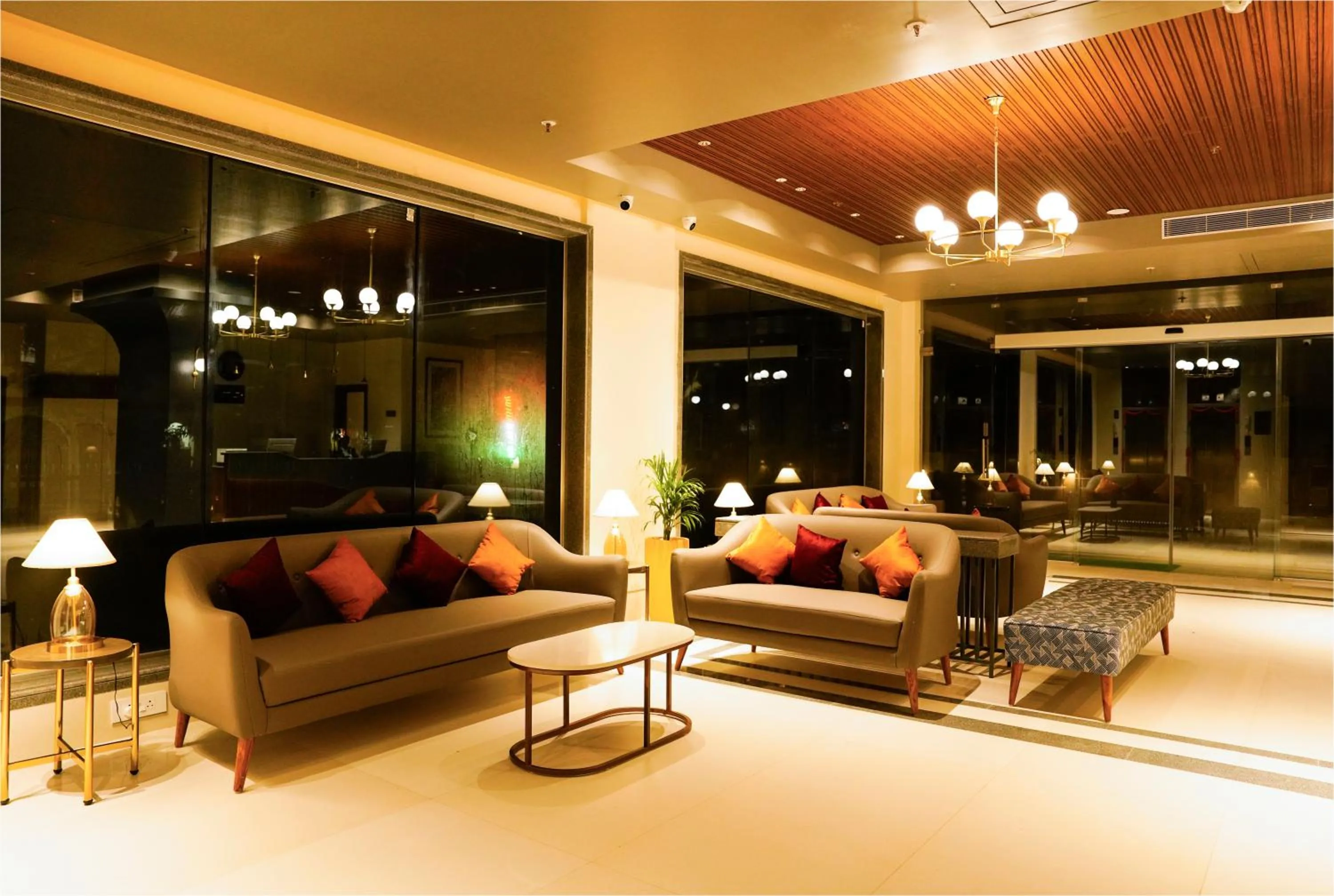 Lobby or reception in The Grand Sona