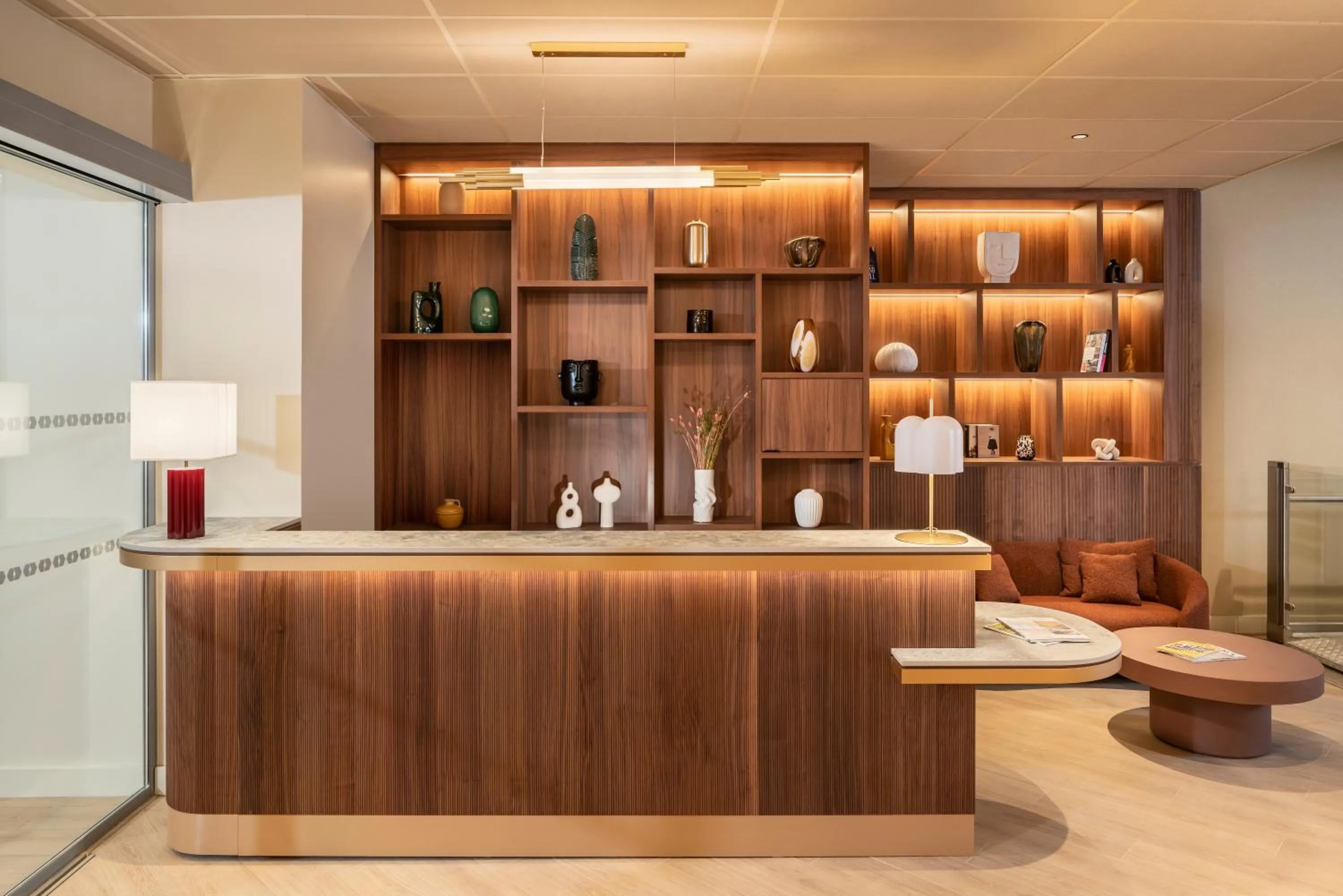 Lobby or reception in Novotel Paris La Défense Nanterre
