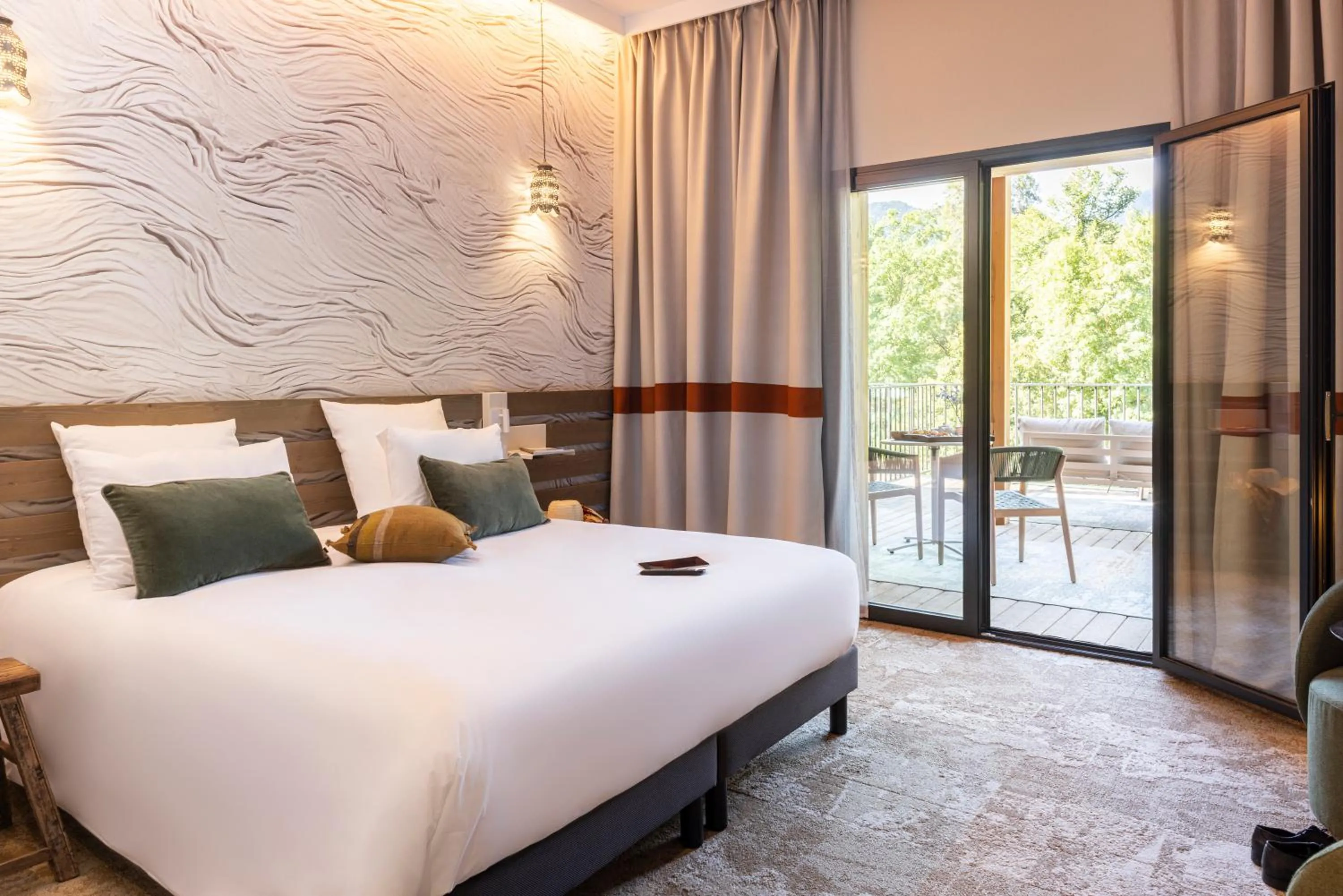 Bed in Mercure Ax Les Thermes