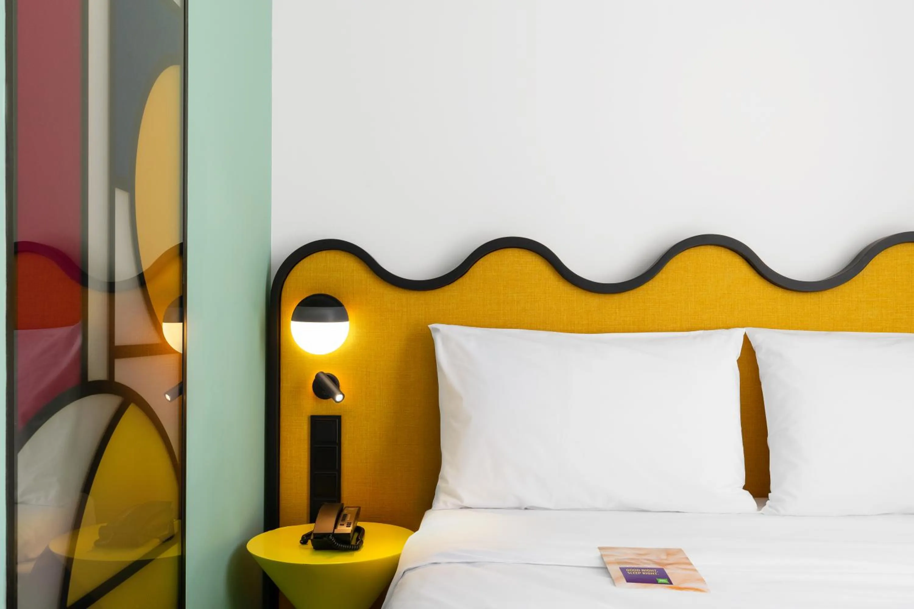 Bed in ibis Styles Old Tbilisi