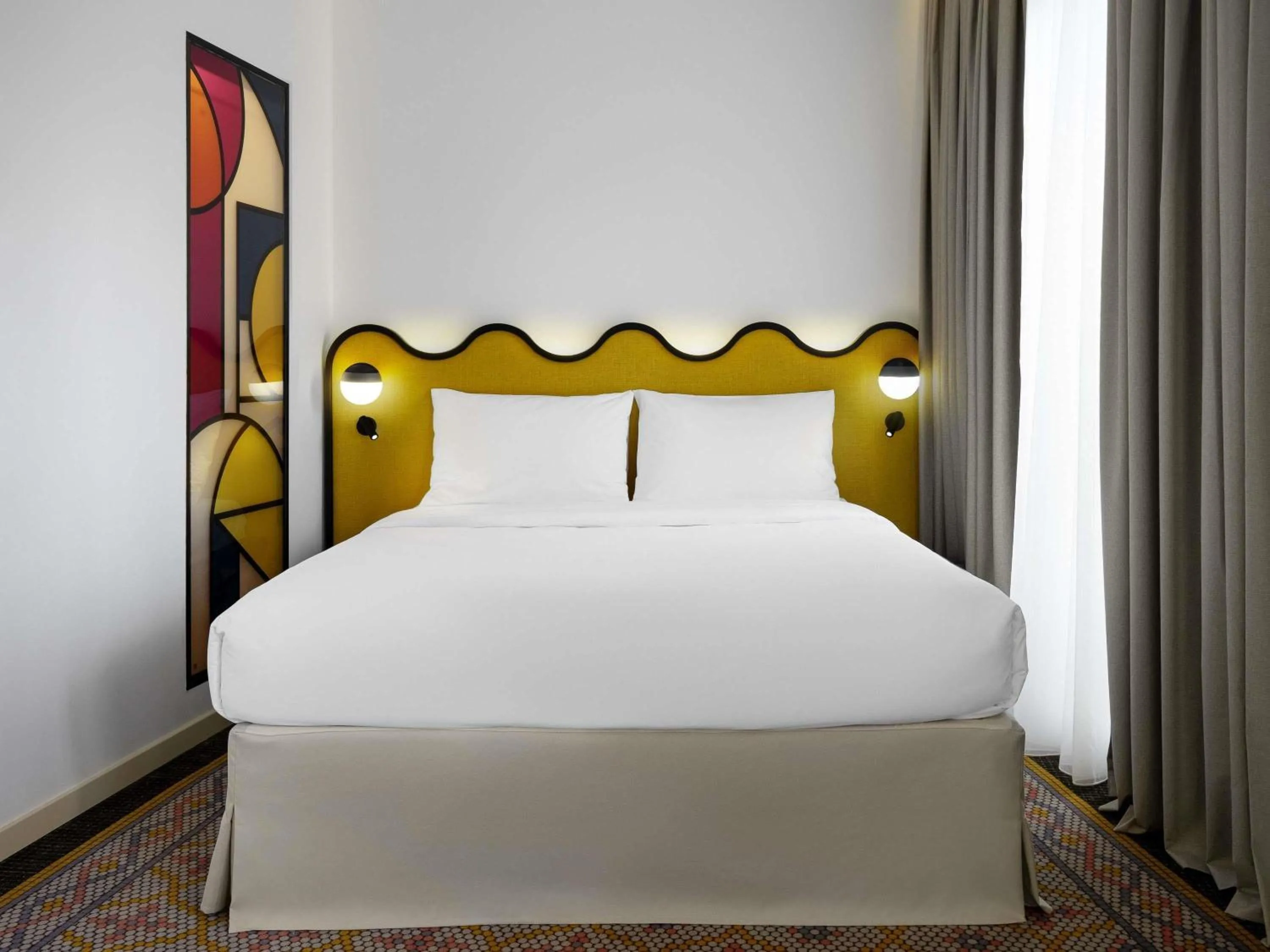 Bedroom, Bed in ibis Styles Old Tbilisi