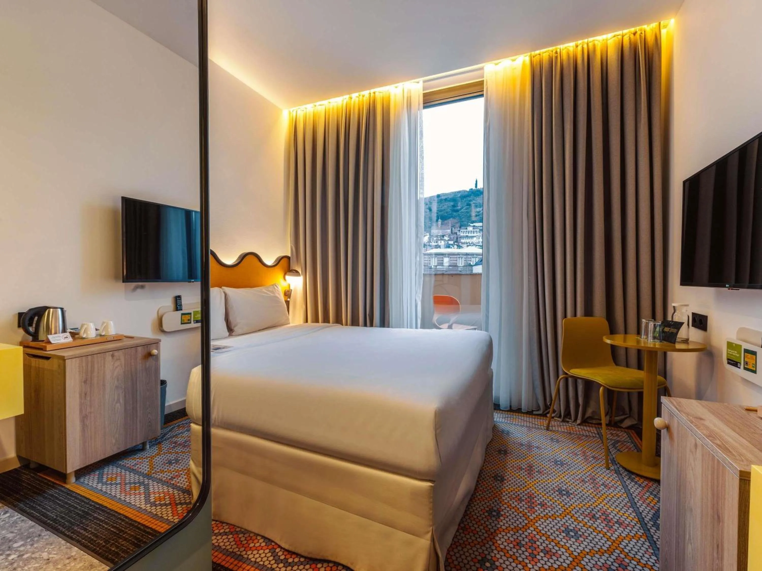 Bedroom, Bed in ibis Styles Old Tbilisi