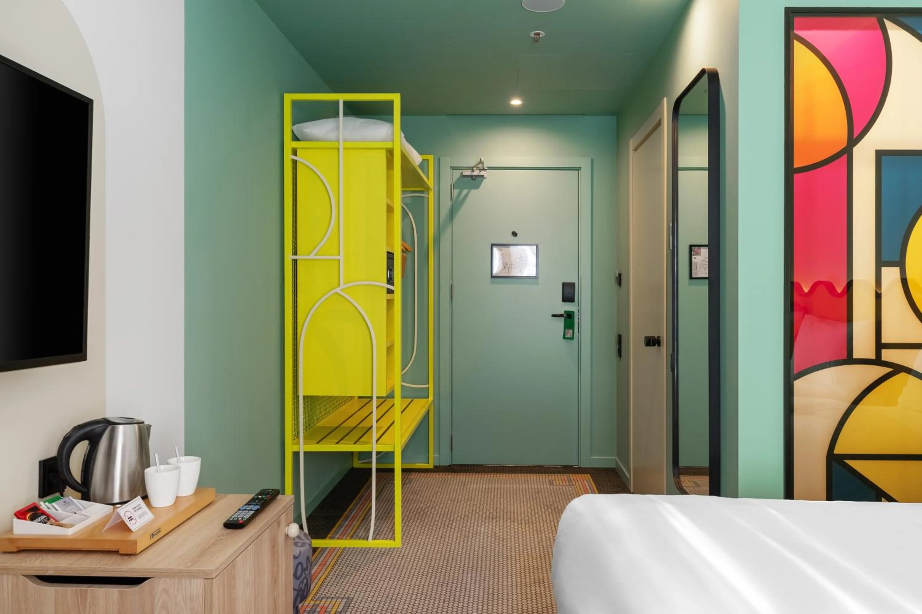 wardrobe, Bed in ibis Styles Old Tbilisi