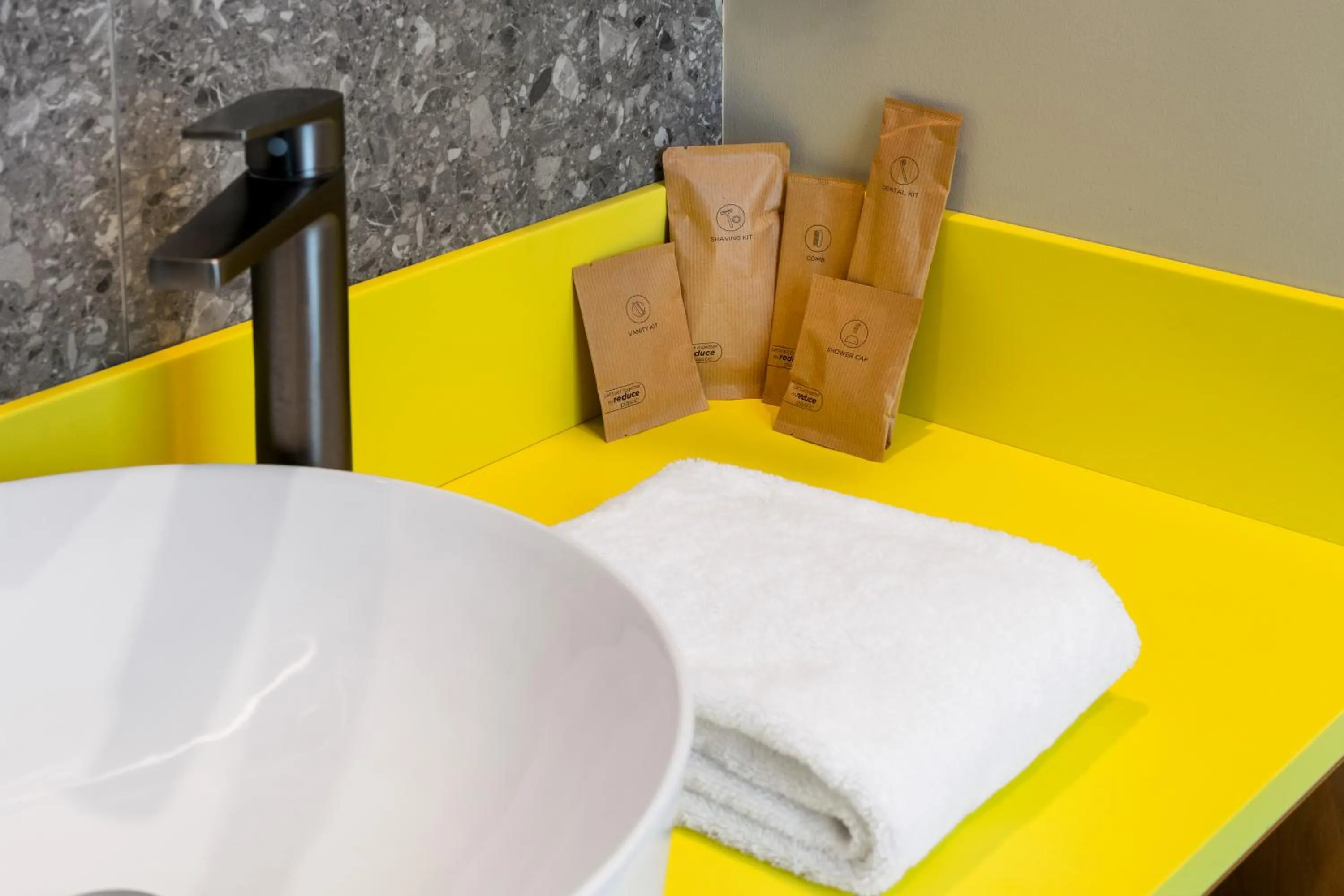 Bathroom in ibis Styles Old Tbilisi