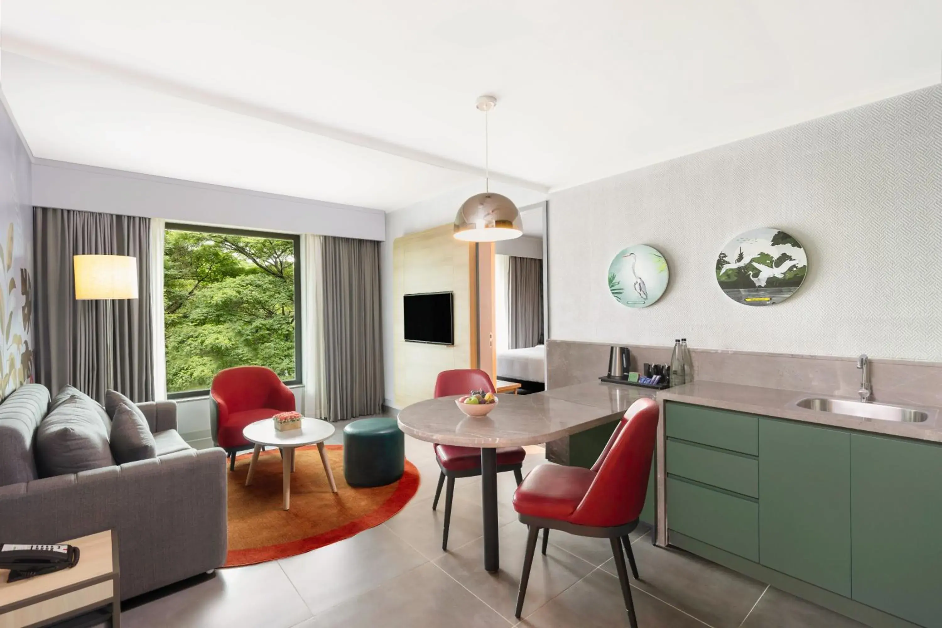 Living room in ibis Styles Mysuru Living room in ibis Styles Mysuru