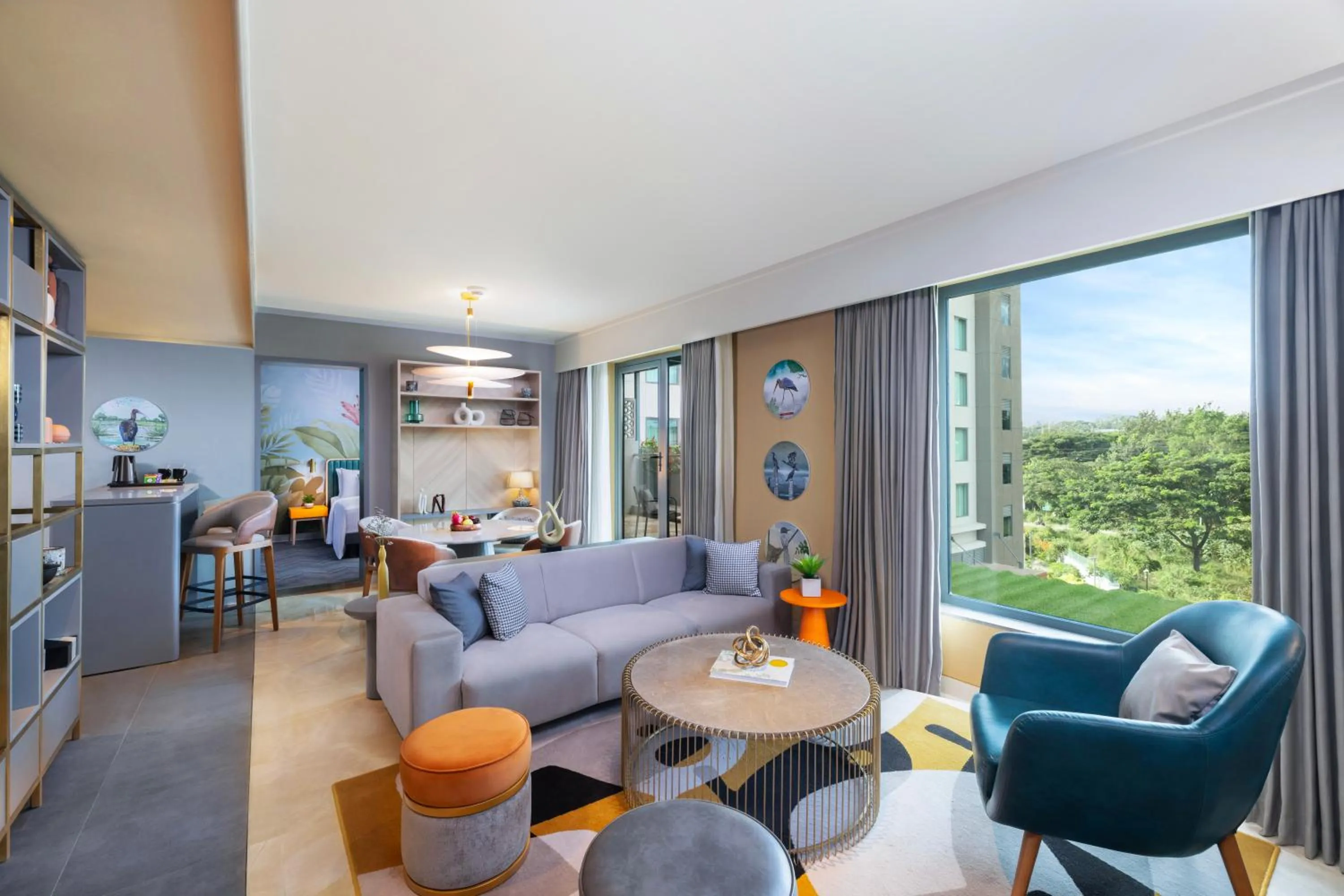 Living room in ibis Styles Mysuru