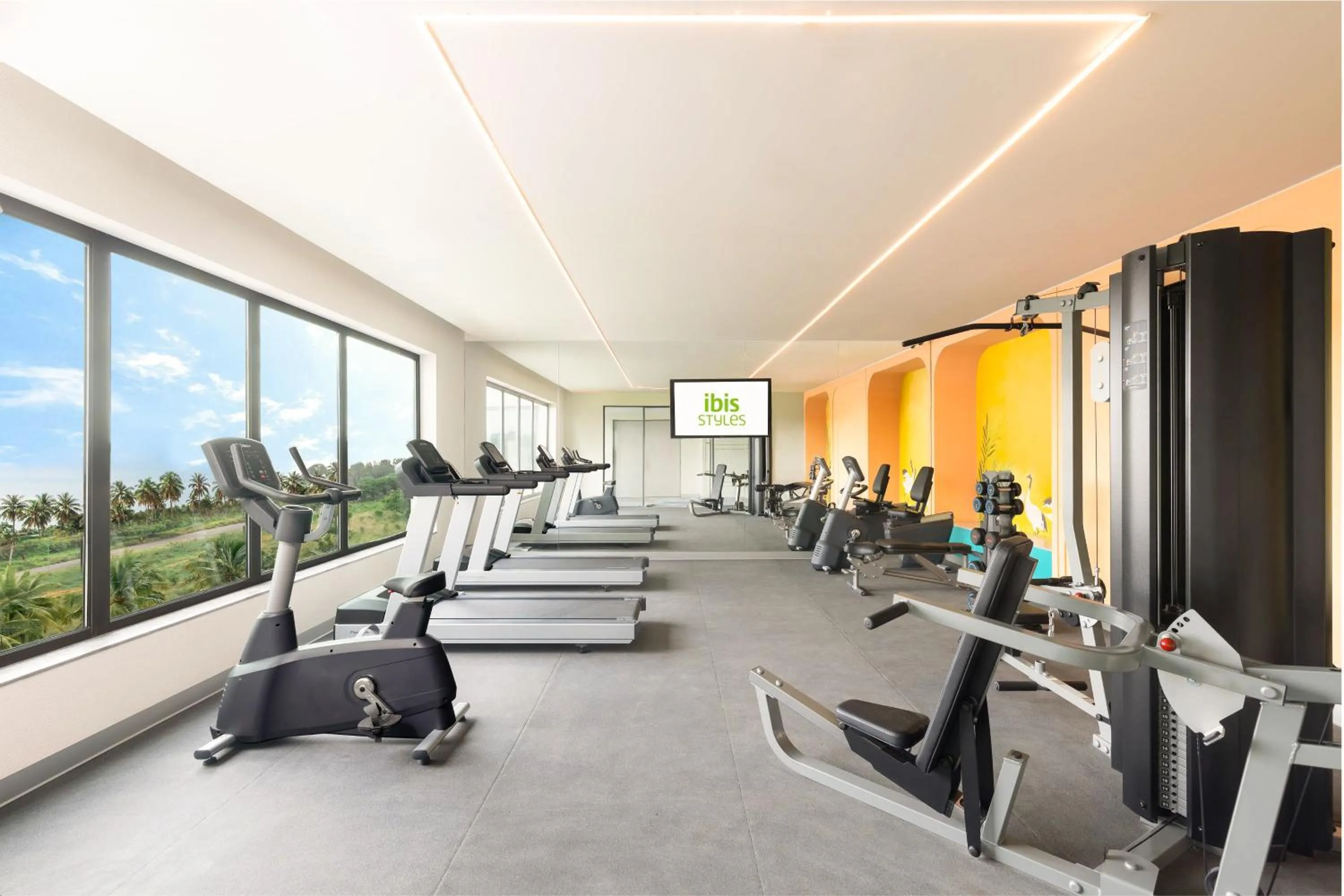 Fitness centre/facilities in ibis Styles Mysuru