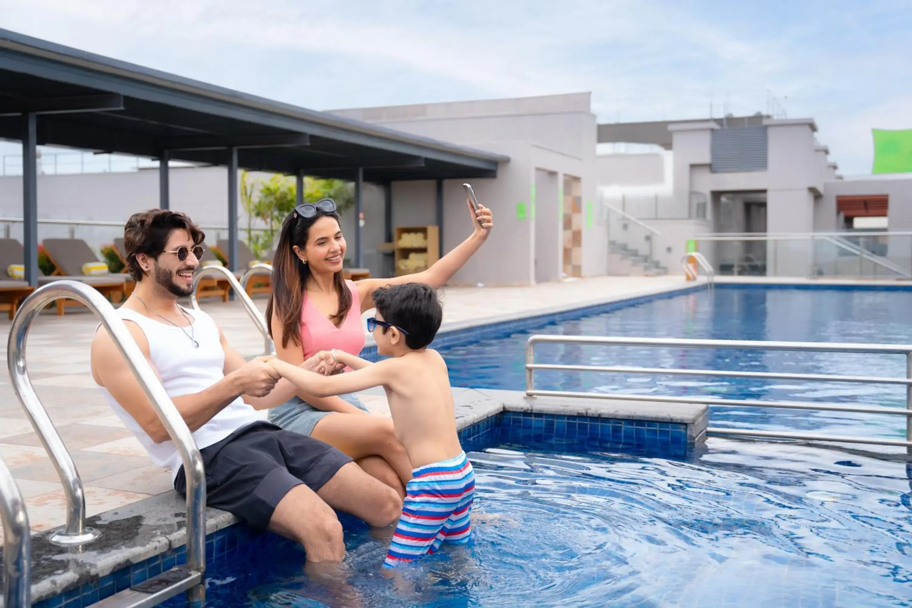 Swimming pool in ibis Styles Mysuru Swimming pool in ibis Styles Mysuru
