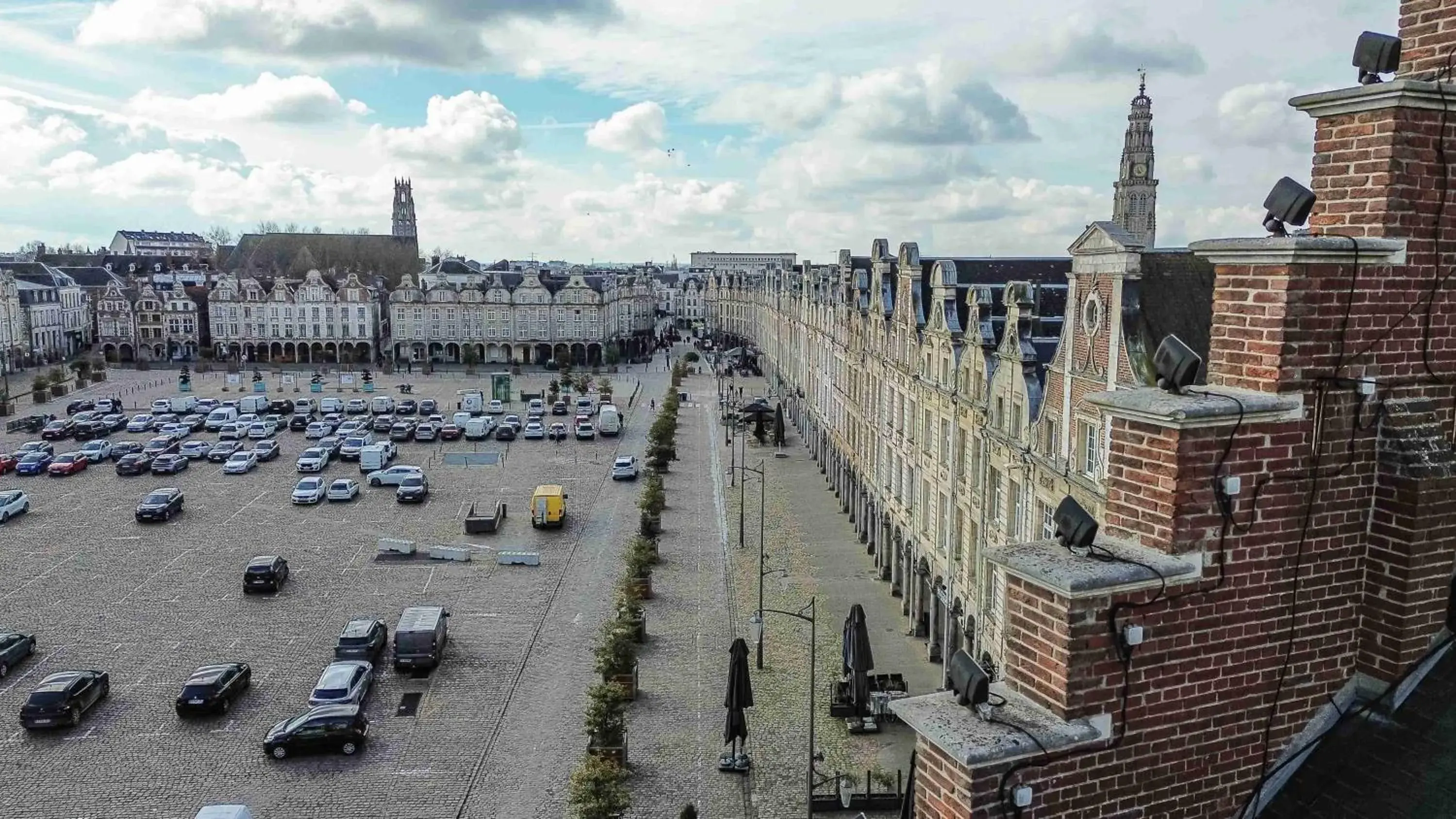 Bird's eye view in Hôtel Les Trois Luppars Bird's eye view in Hôtel Les Trois Luppars