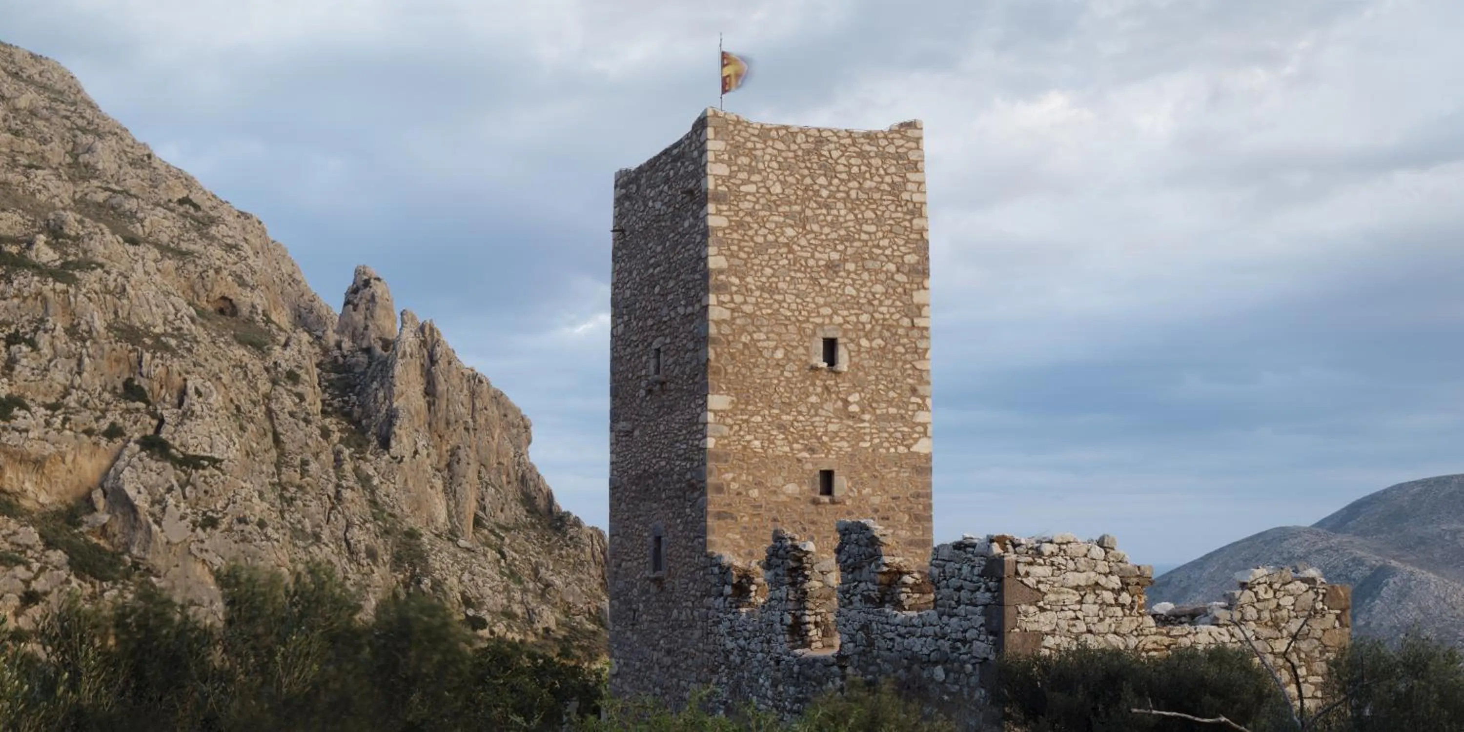 Facade/entrance in Tainaron Blue Retreat