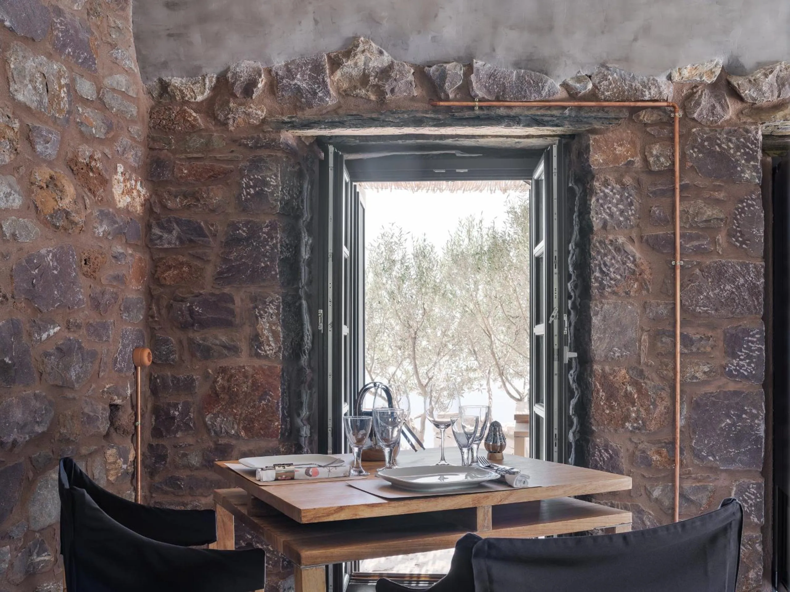 Restaurant/places to eat in Tainaron Blue Retreat