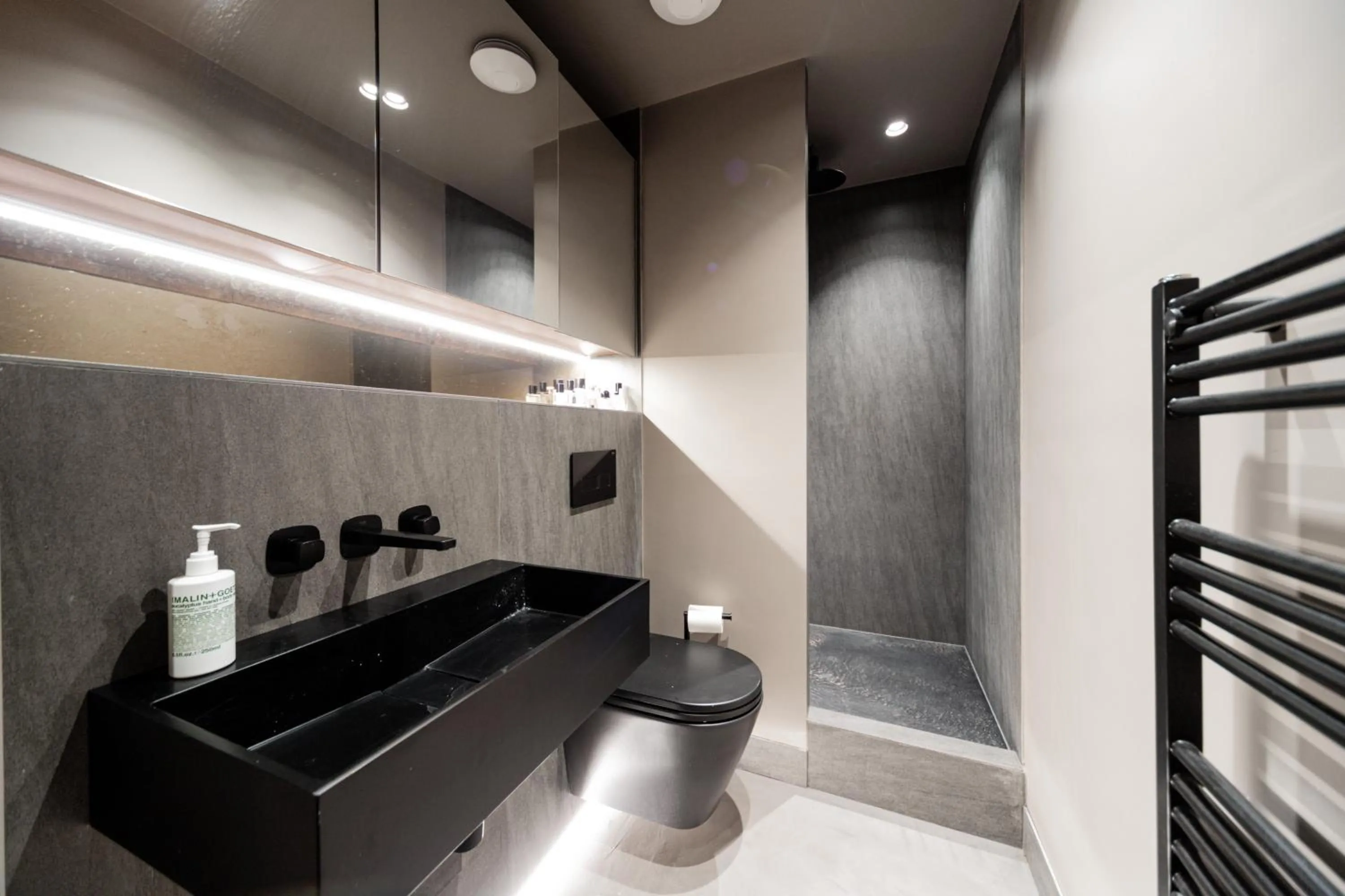 Toilet in Kings House Apartments