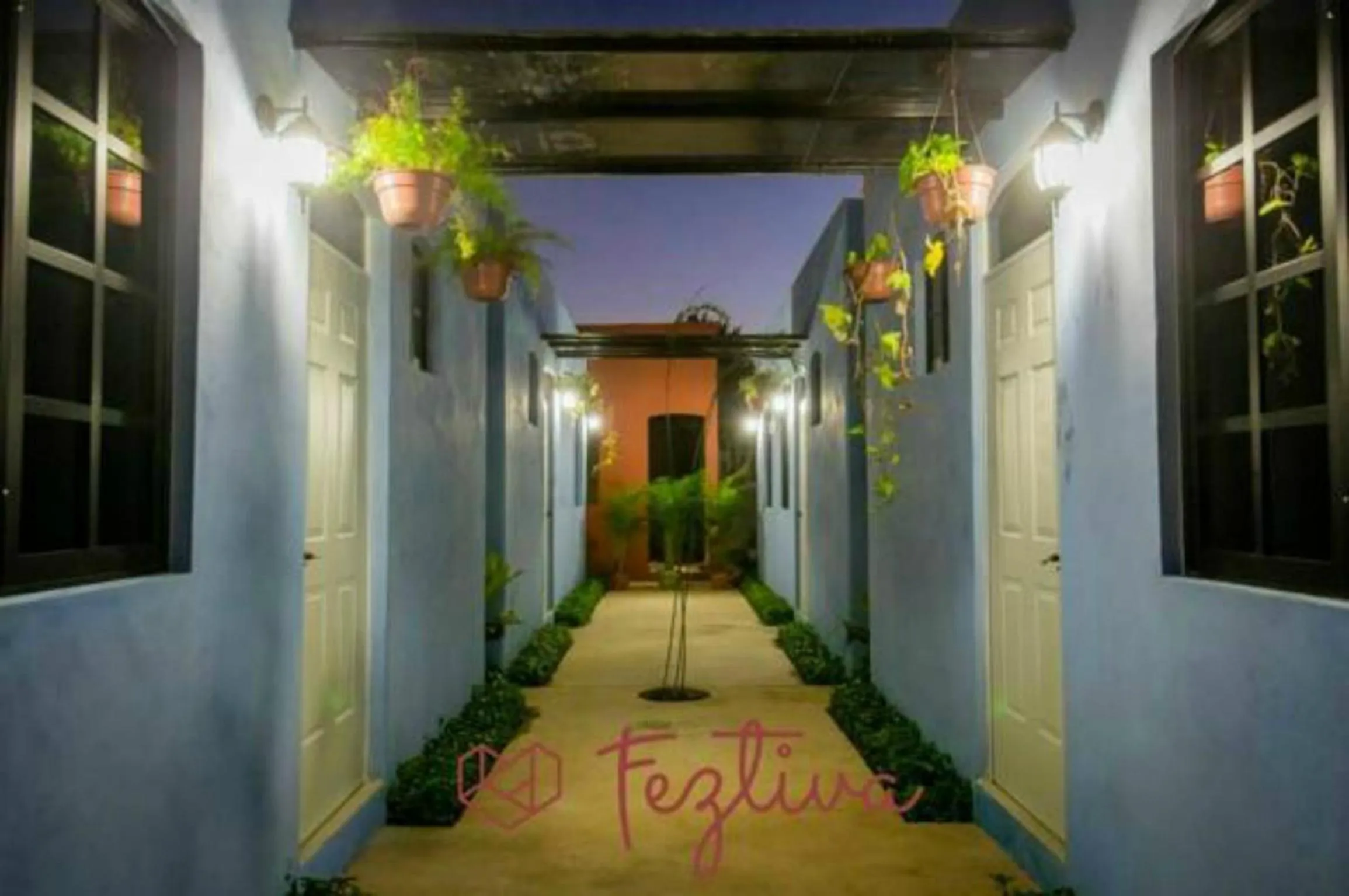 Garden in Hostal La Ermita