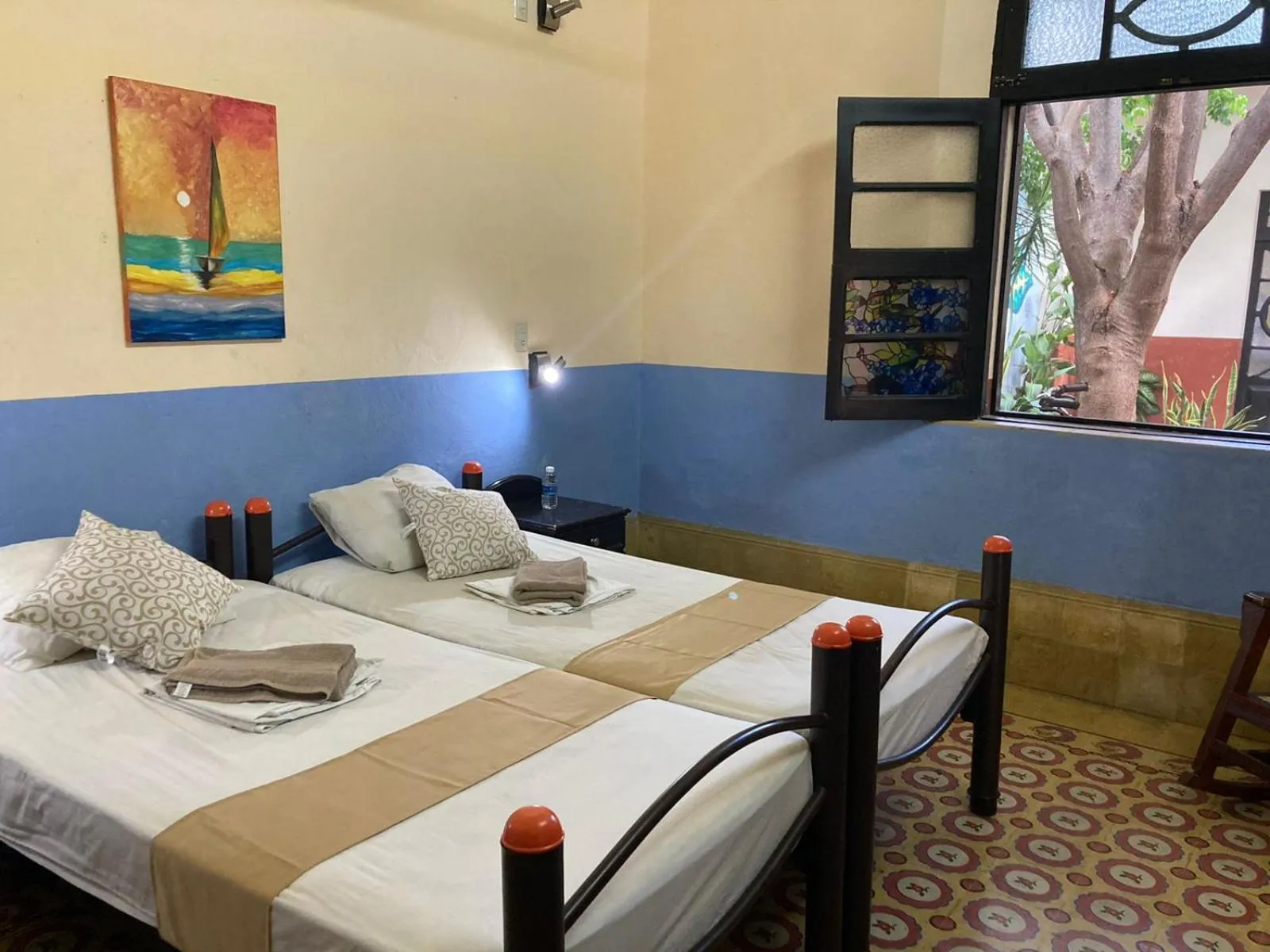 Bed in Hostal La Ermita