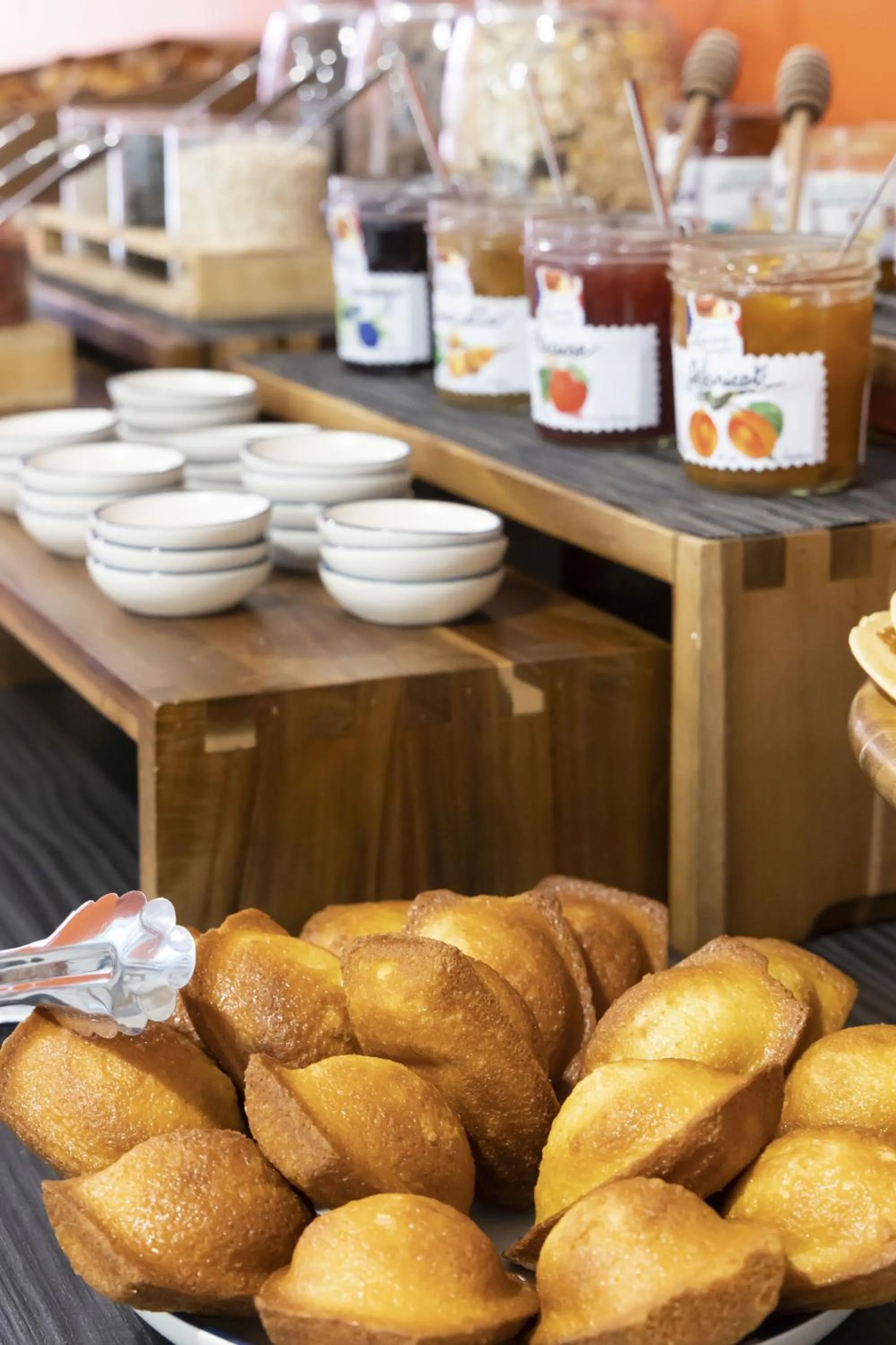 Buffet breakfast in Appart Hotel Odalys City Colmar La Rose d'Argent