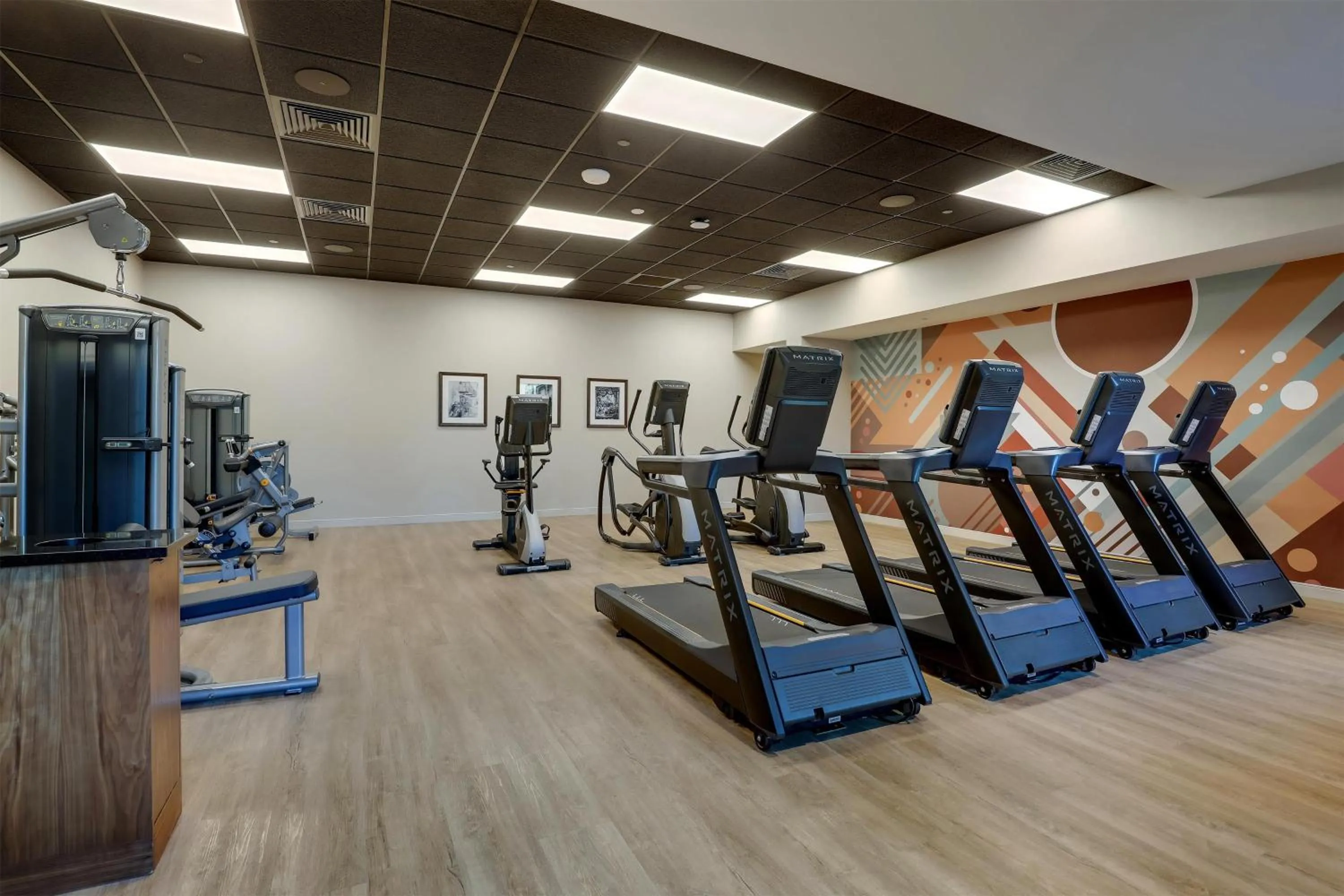 Fitness centre/facilities in Drury Plaza Hotel North Charleston