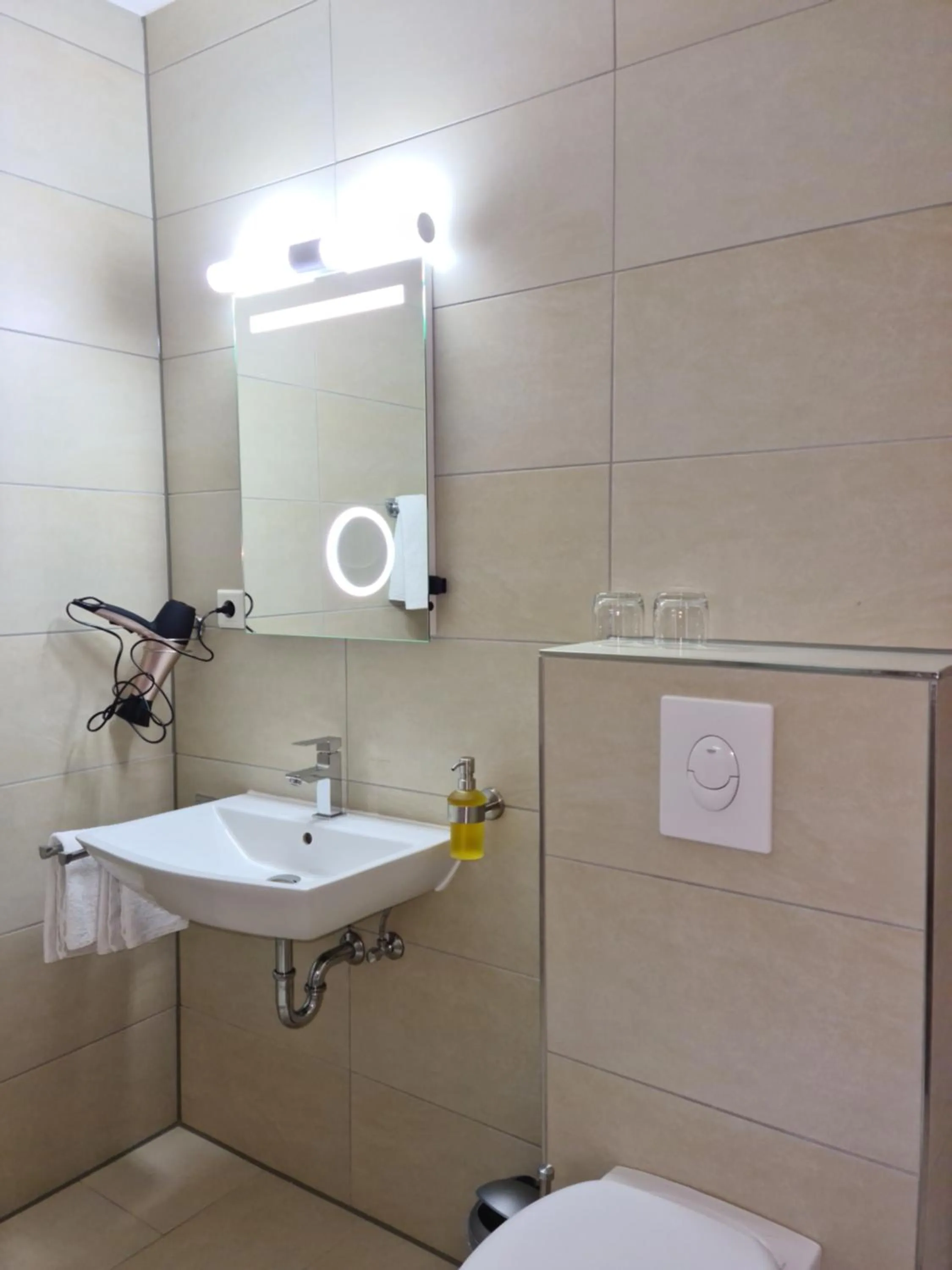 Bathroom in Pension Kreihe im Harz