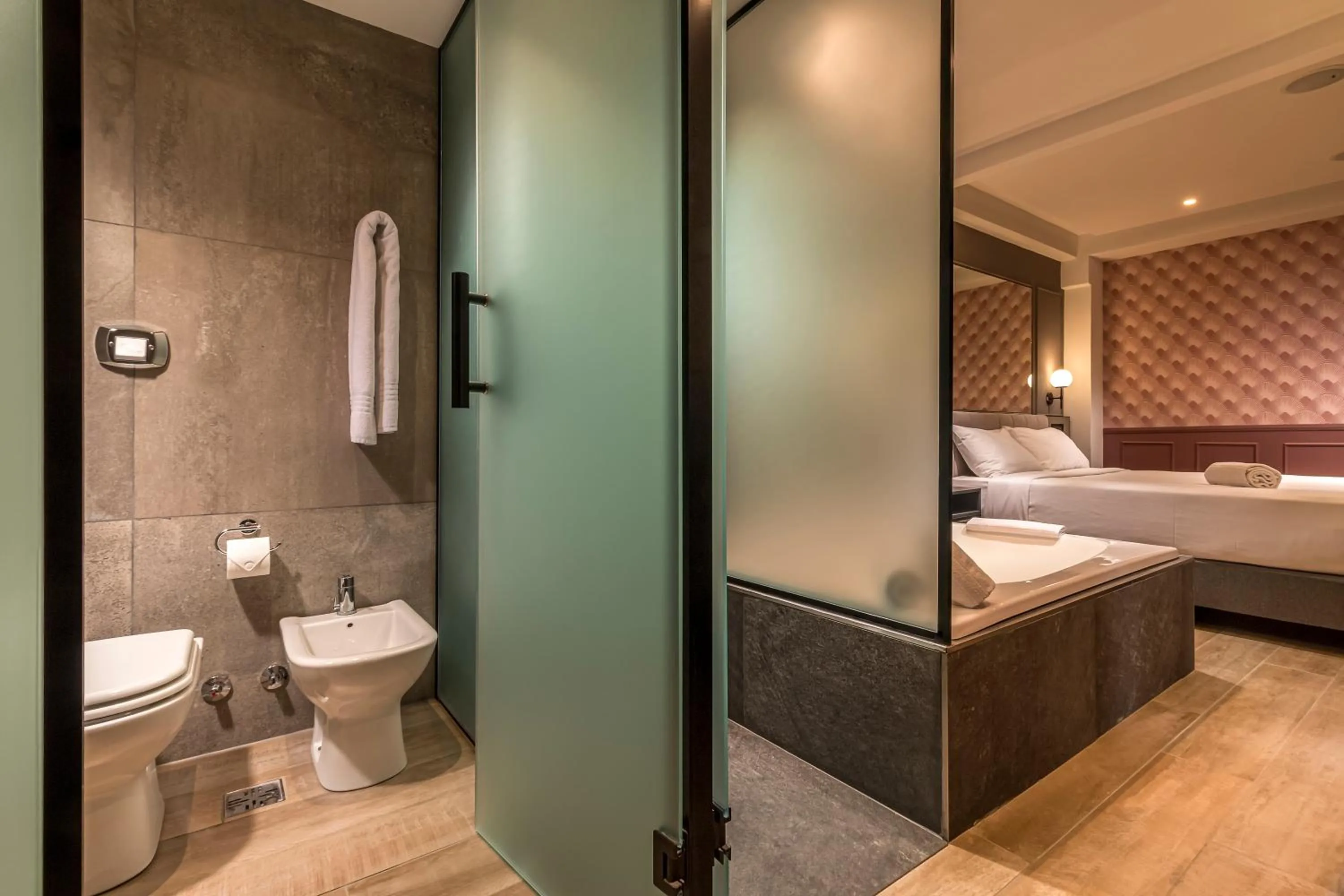 Bathroom, Bed in Up Laprida