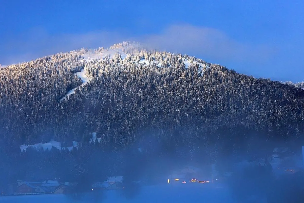 View (from property/room) in Logis hôtel Arbez Franco Suisse