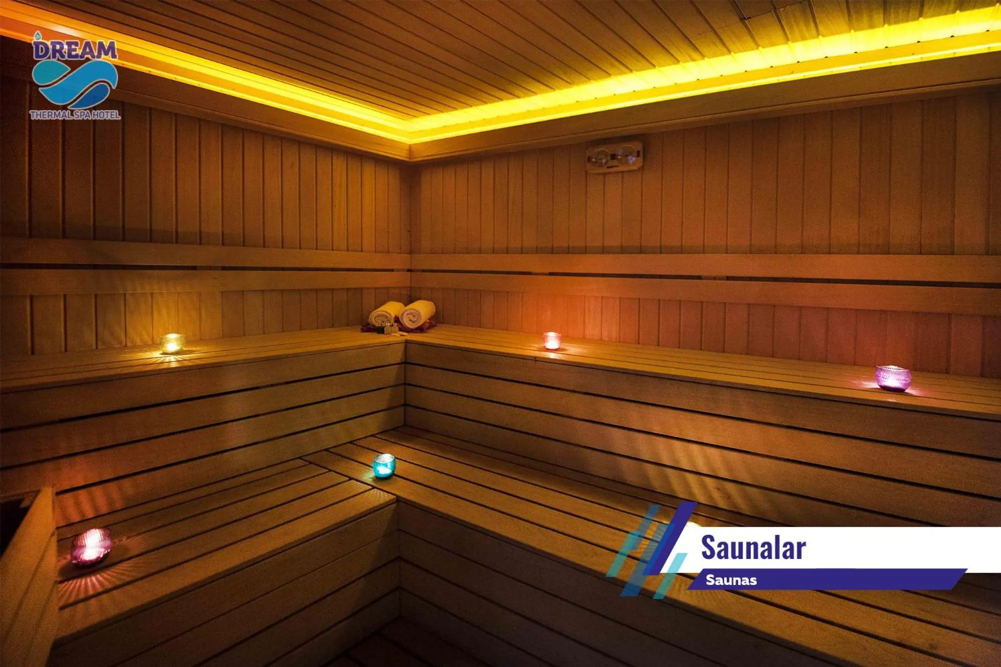 Sauna in Zir Dream Thermal & Spa Hotel