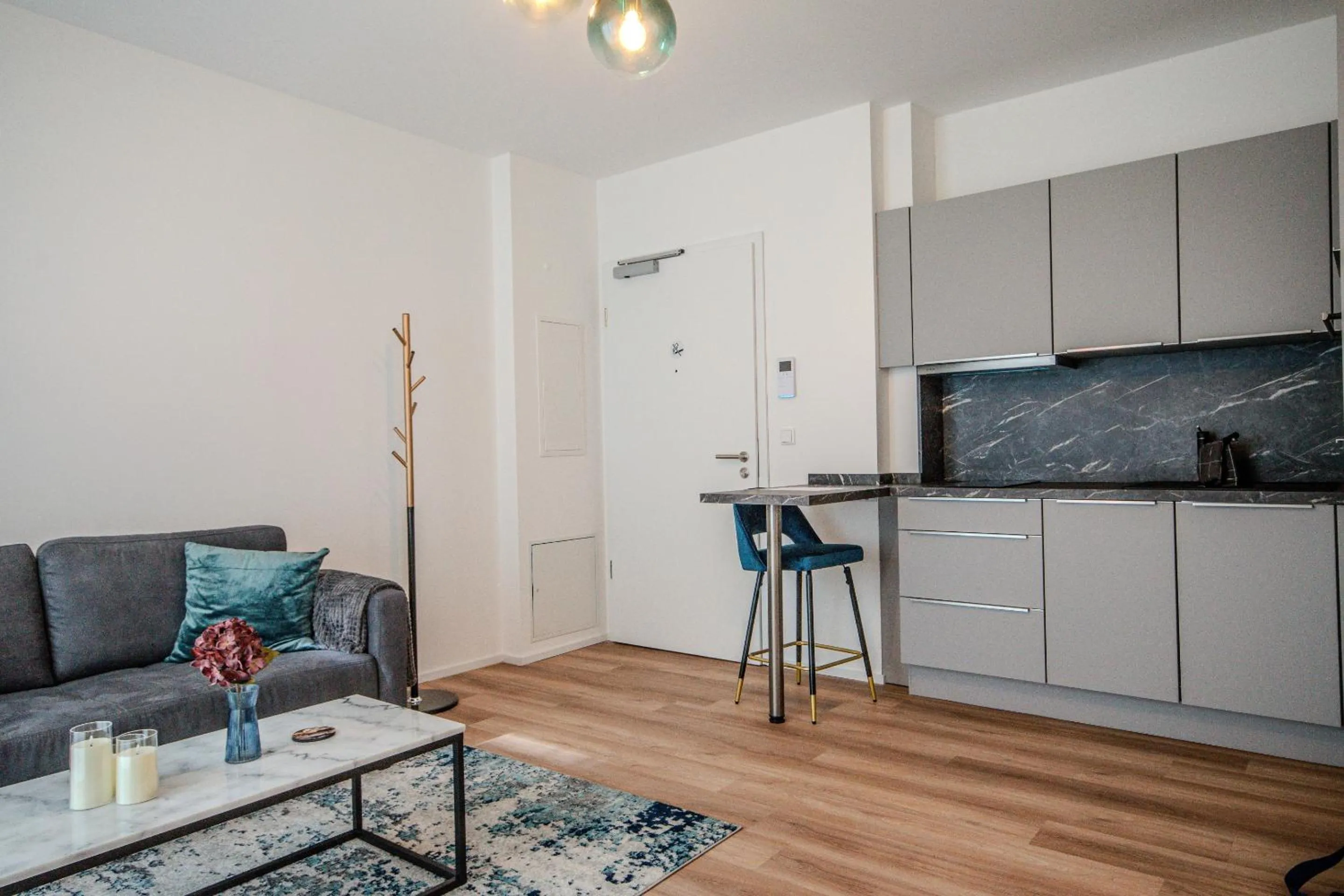 Living room in THE WOS Apartments