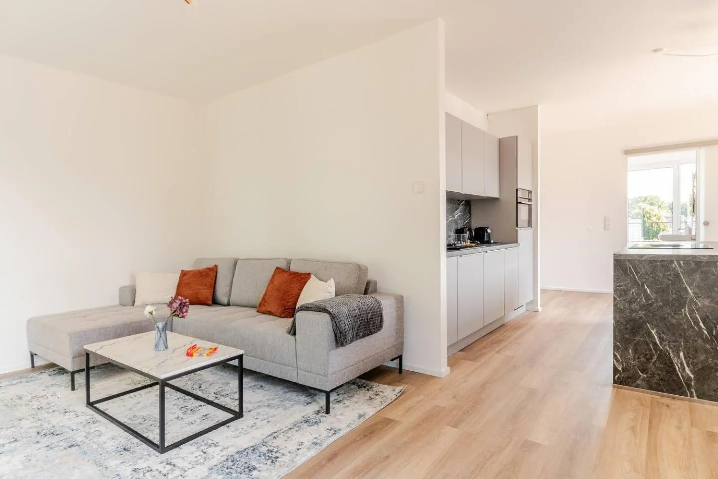 Living room in THE WOS Apartments