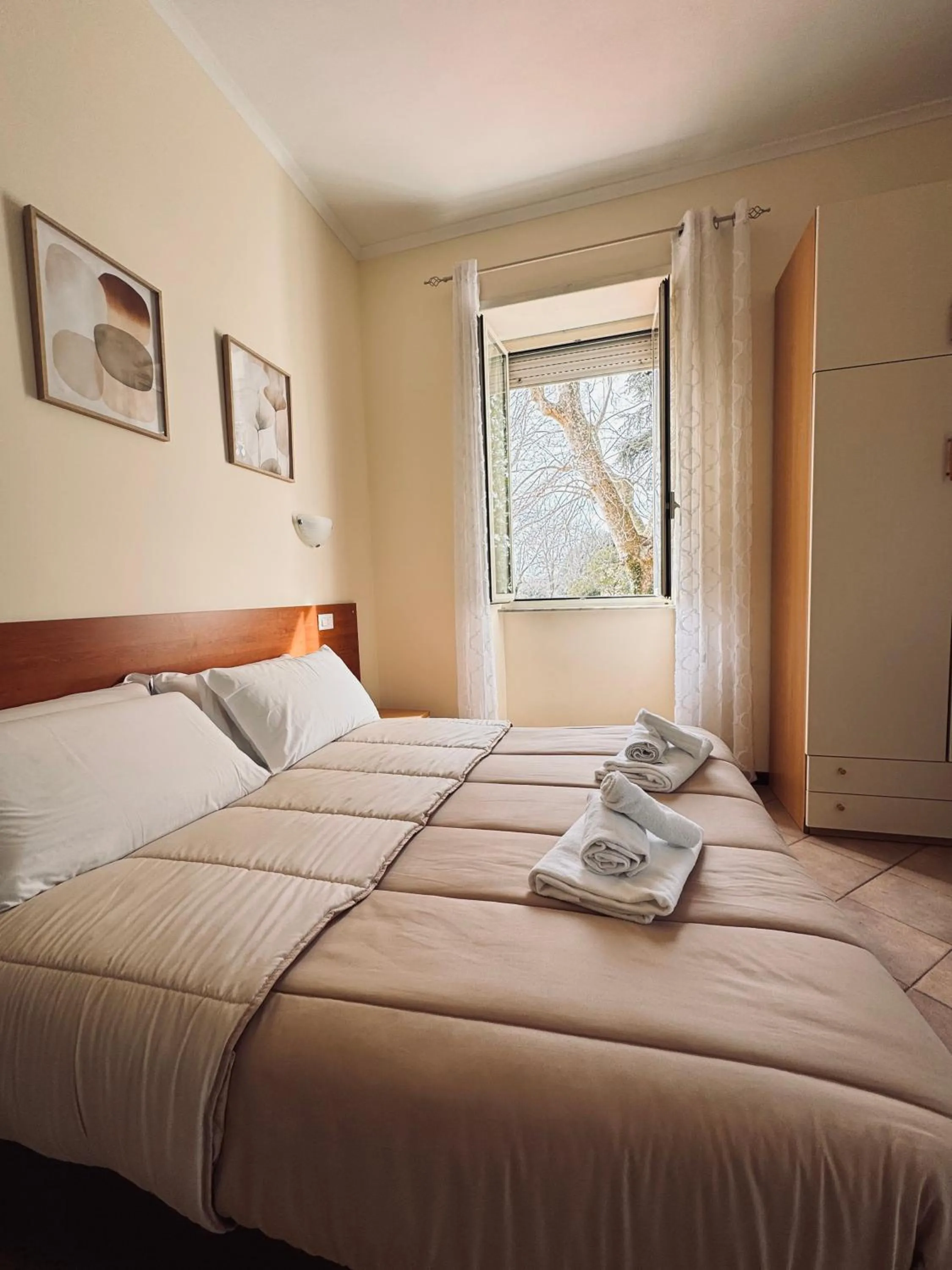 Bed in Hotel Villa Robinia