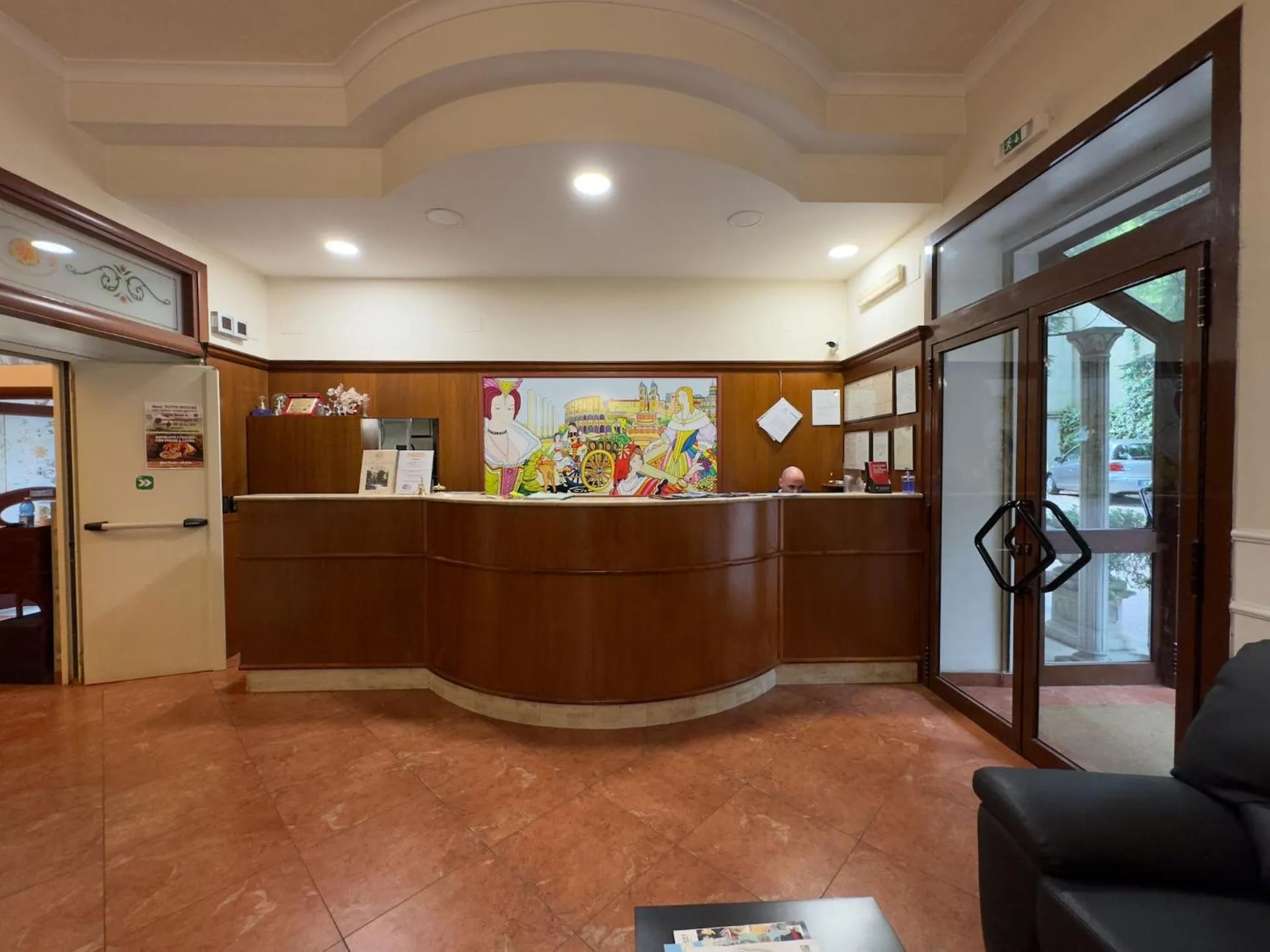 Lobby or reception in Hotel Villa Robinia