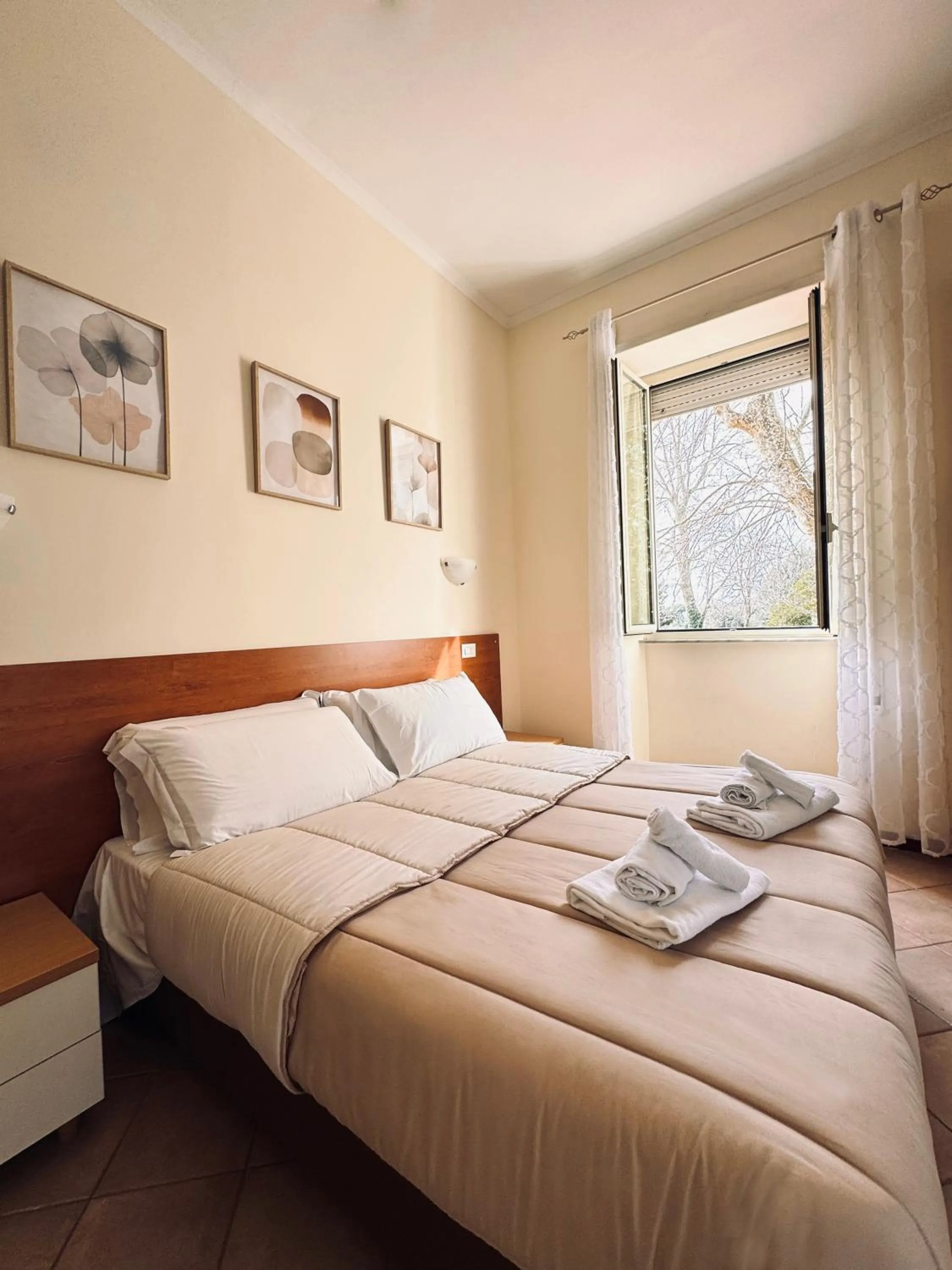 Bed in Hotel Villa Robinia