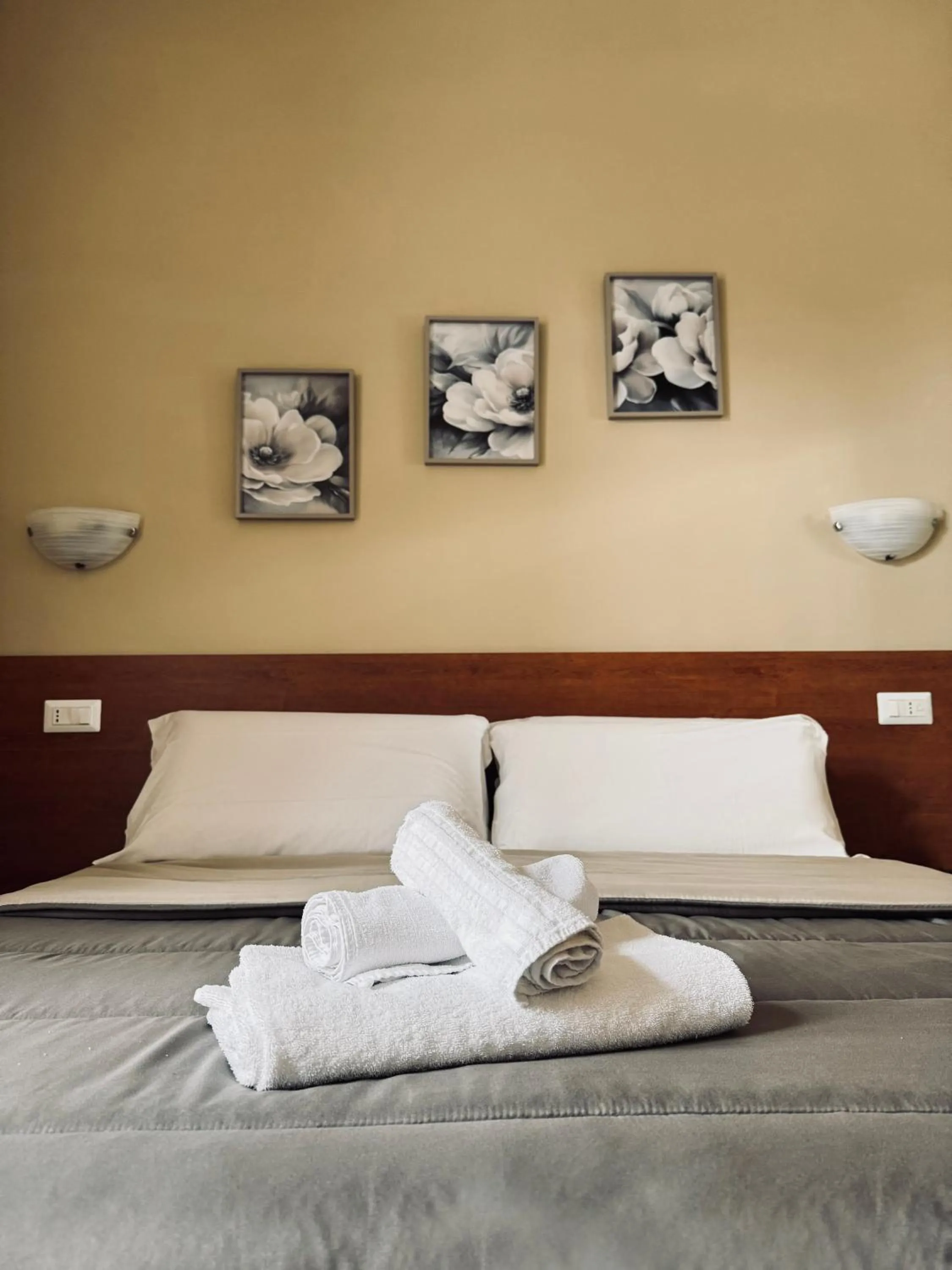 Bed in Hotel Villa Robinia