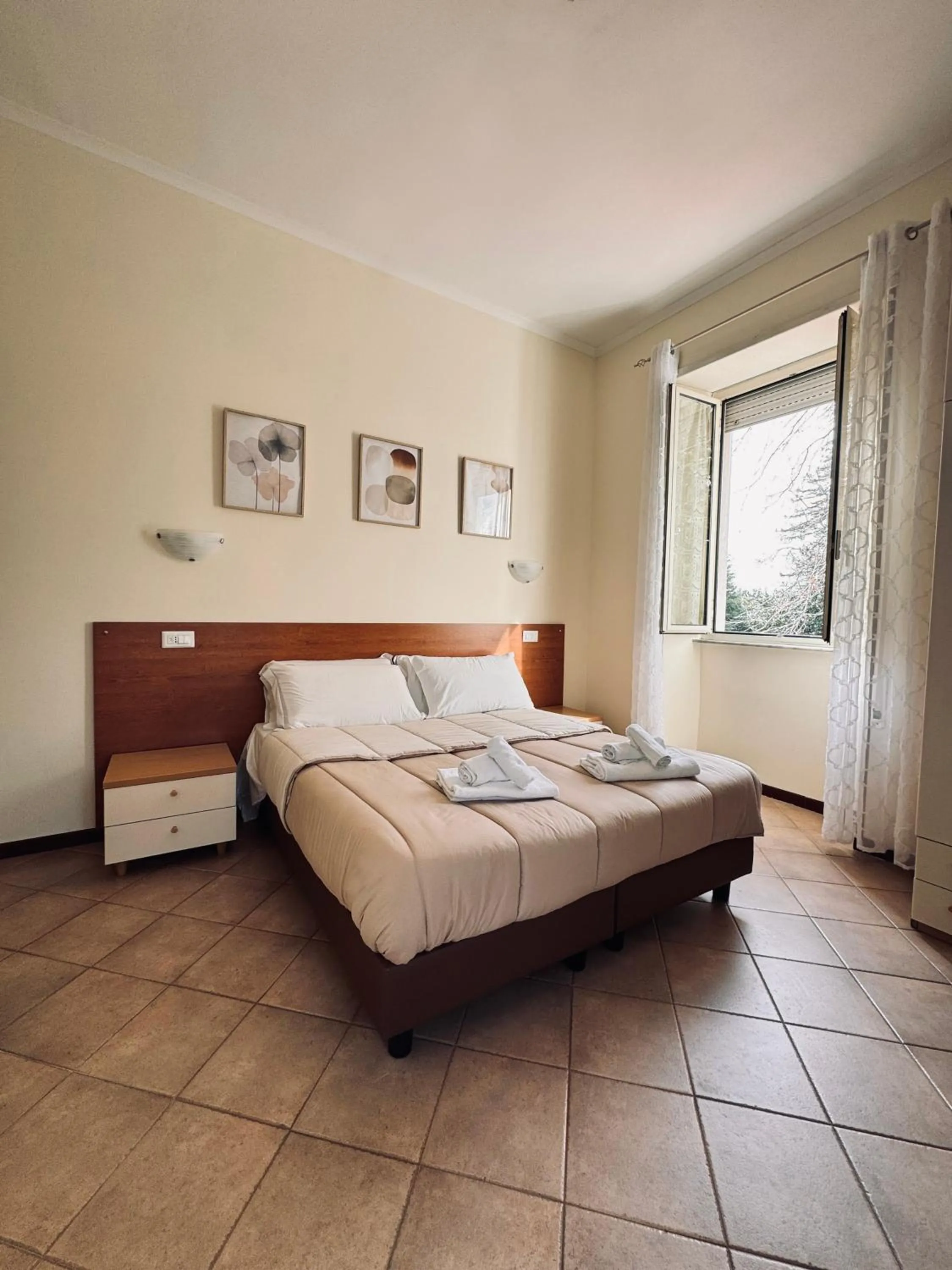 Bed in Hotel Villa Robinia
