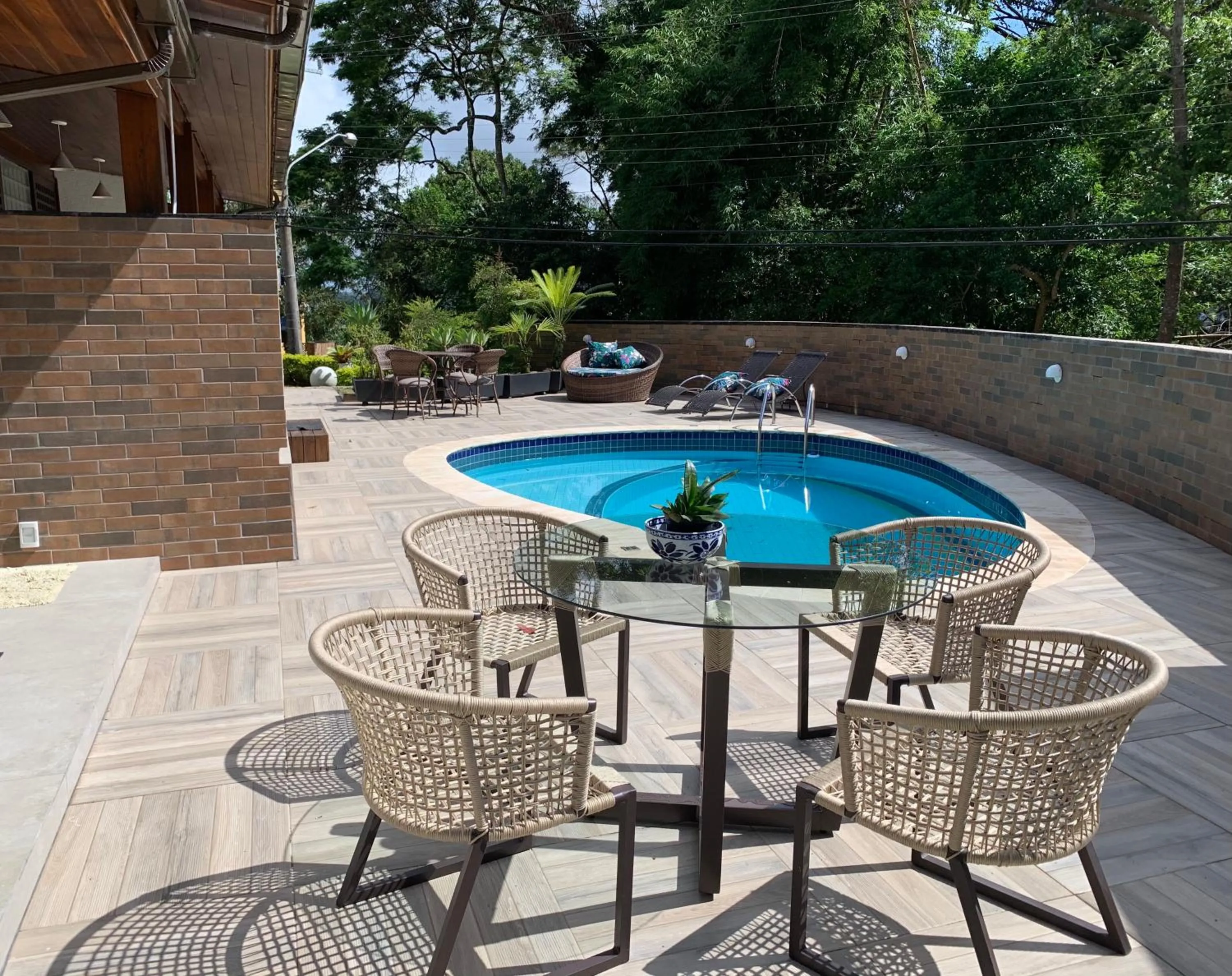 Patio in Casa Ideal para Férias em Florianópolis