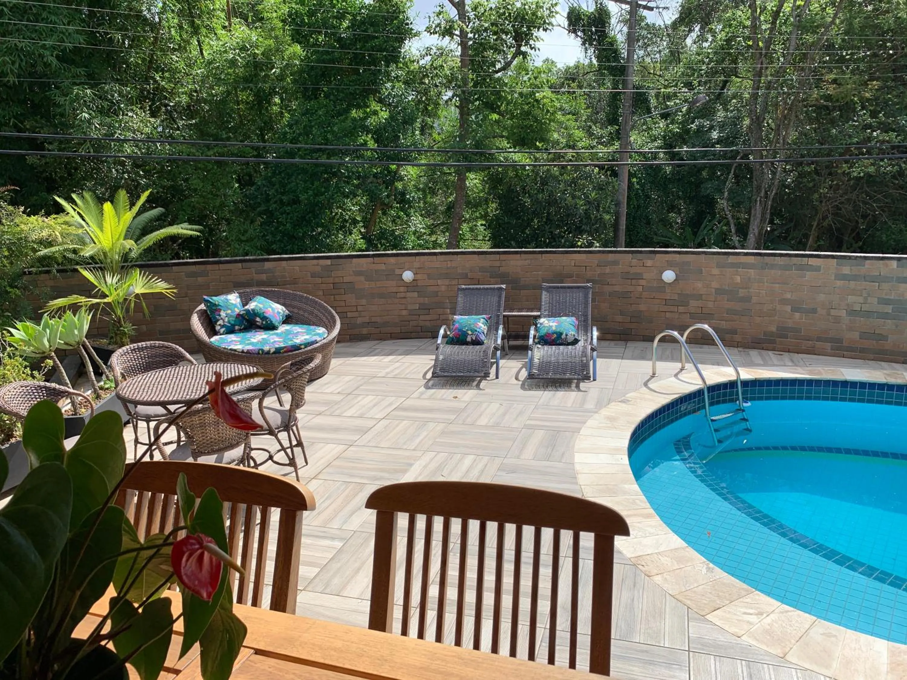 Patio in Casa Ideal para Férias em Florianópolis