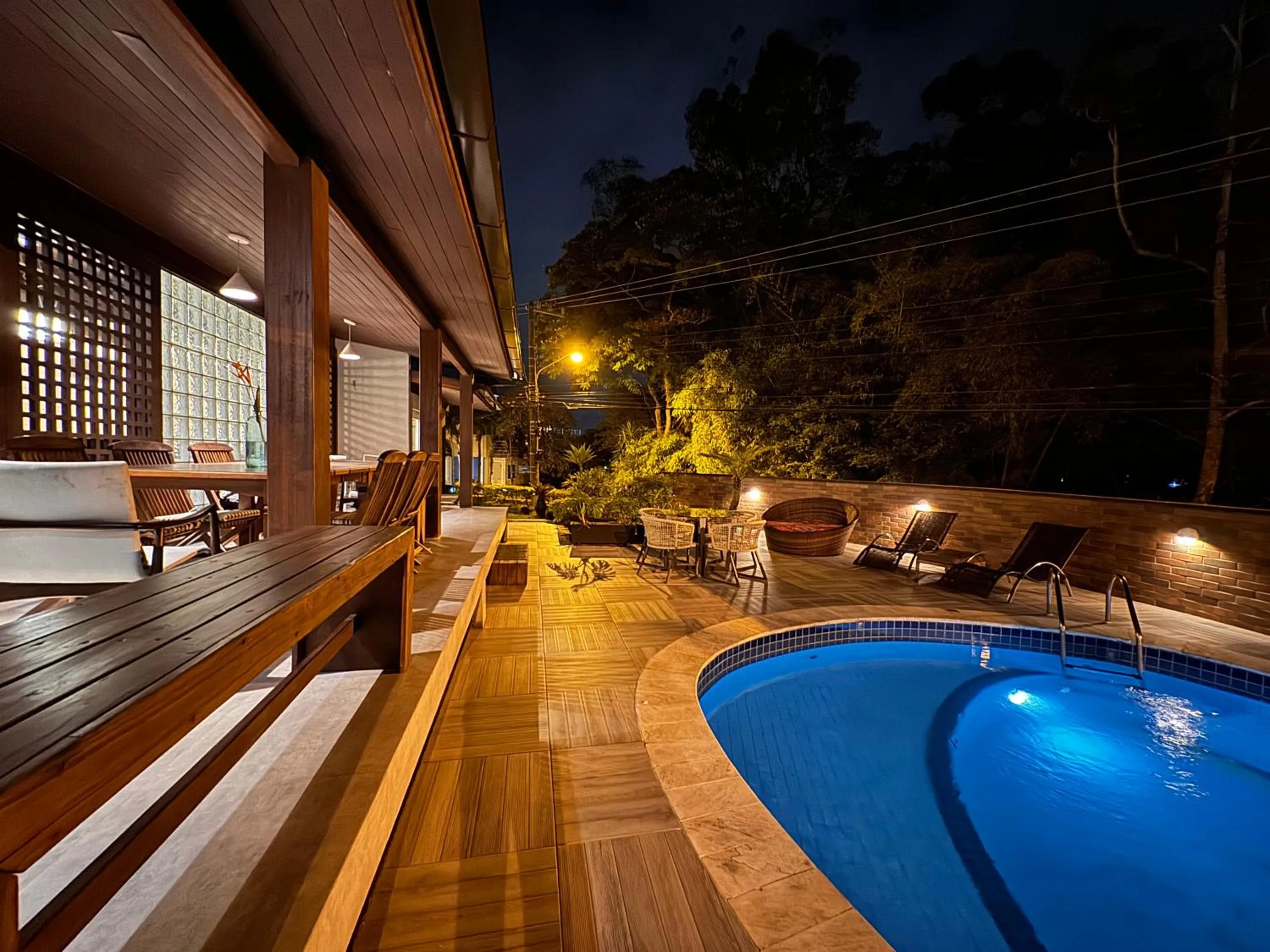 Patio in Casa Ideal para Férias em Florianópolis