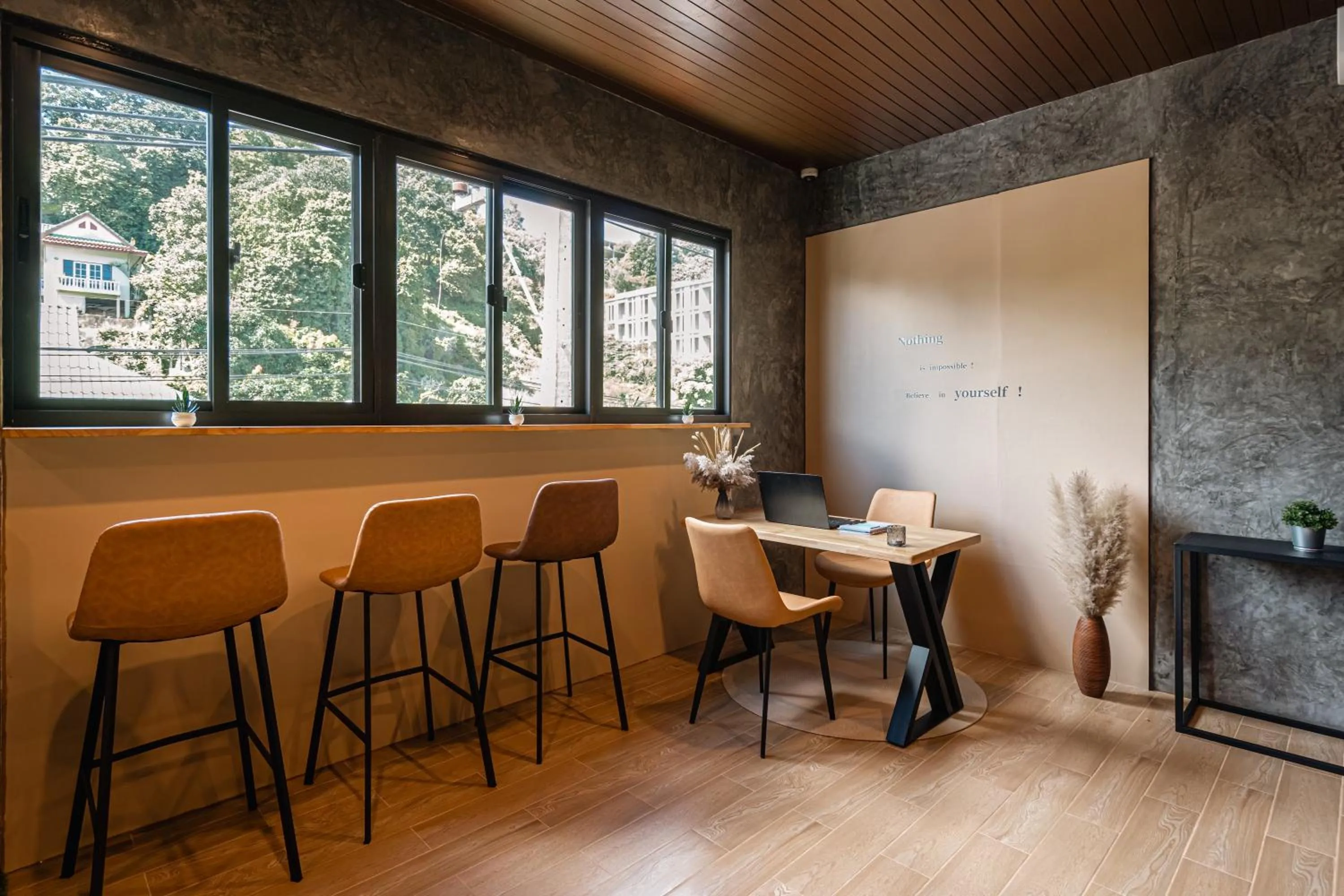 Seating area in Mitsu Guesthouse
