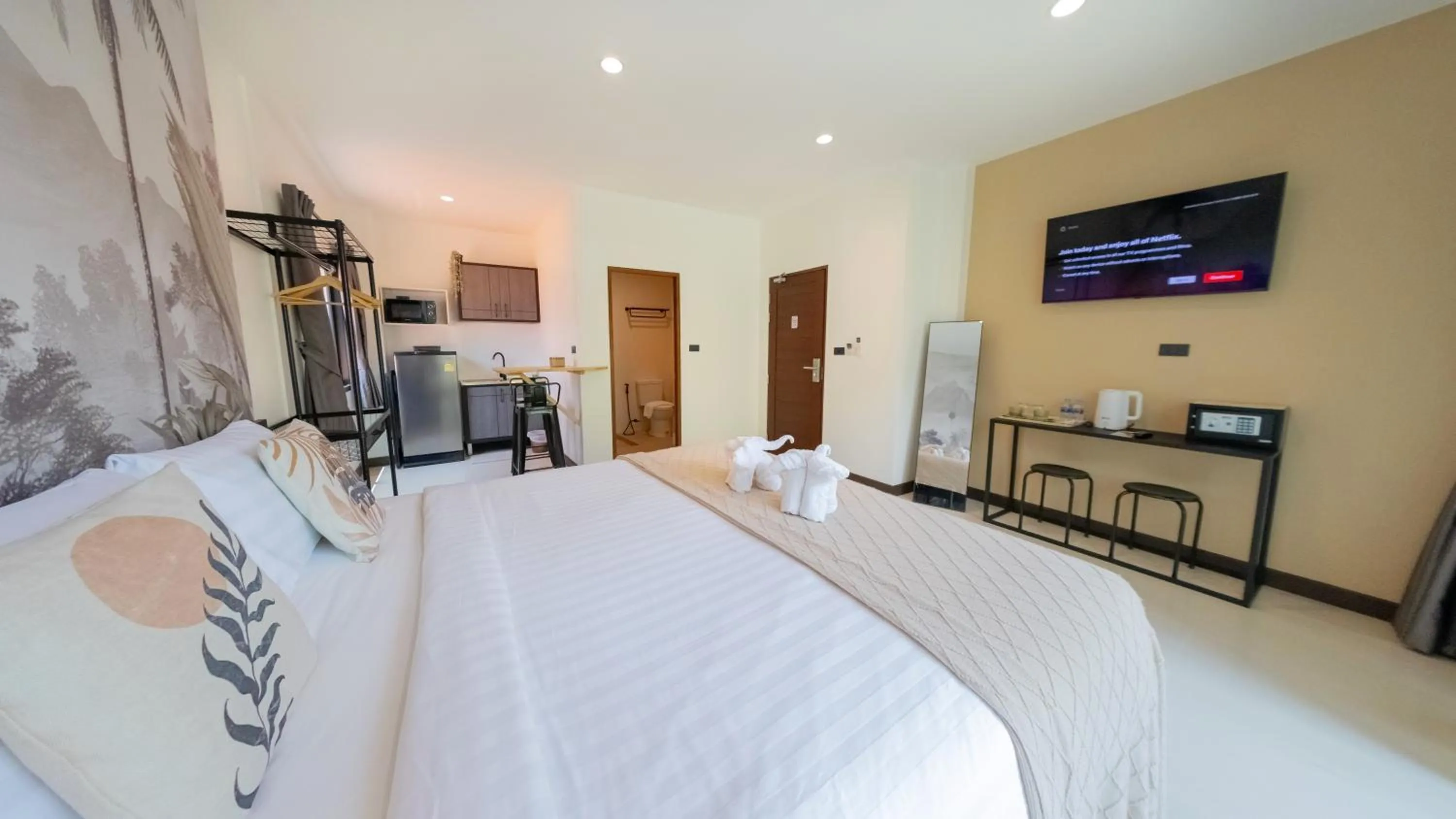 Bed in Mitsu Guesthouse