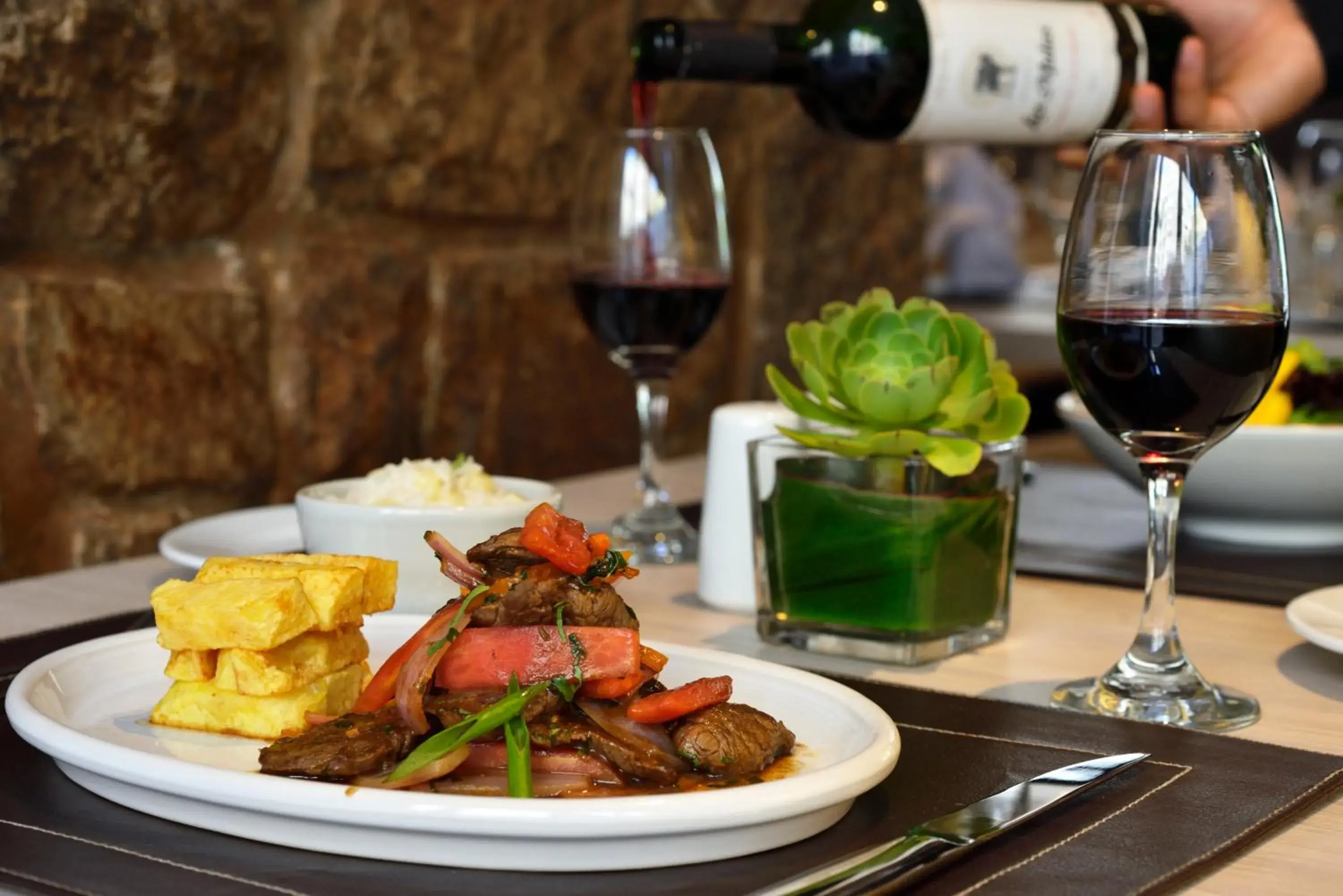 Food close-up in Mercure Ariosto Lima Food close-up in Mercure Ariosto Lima