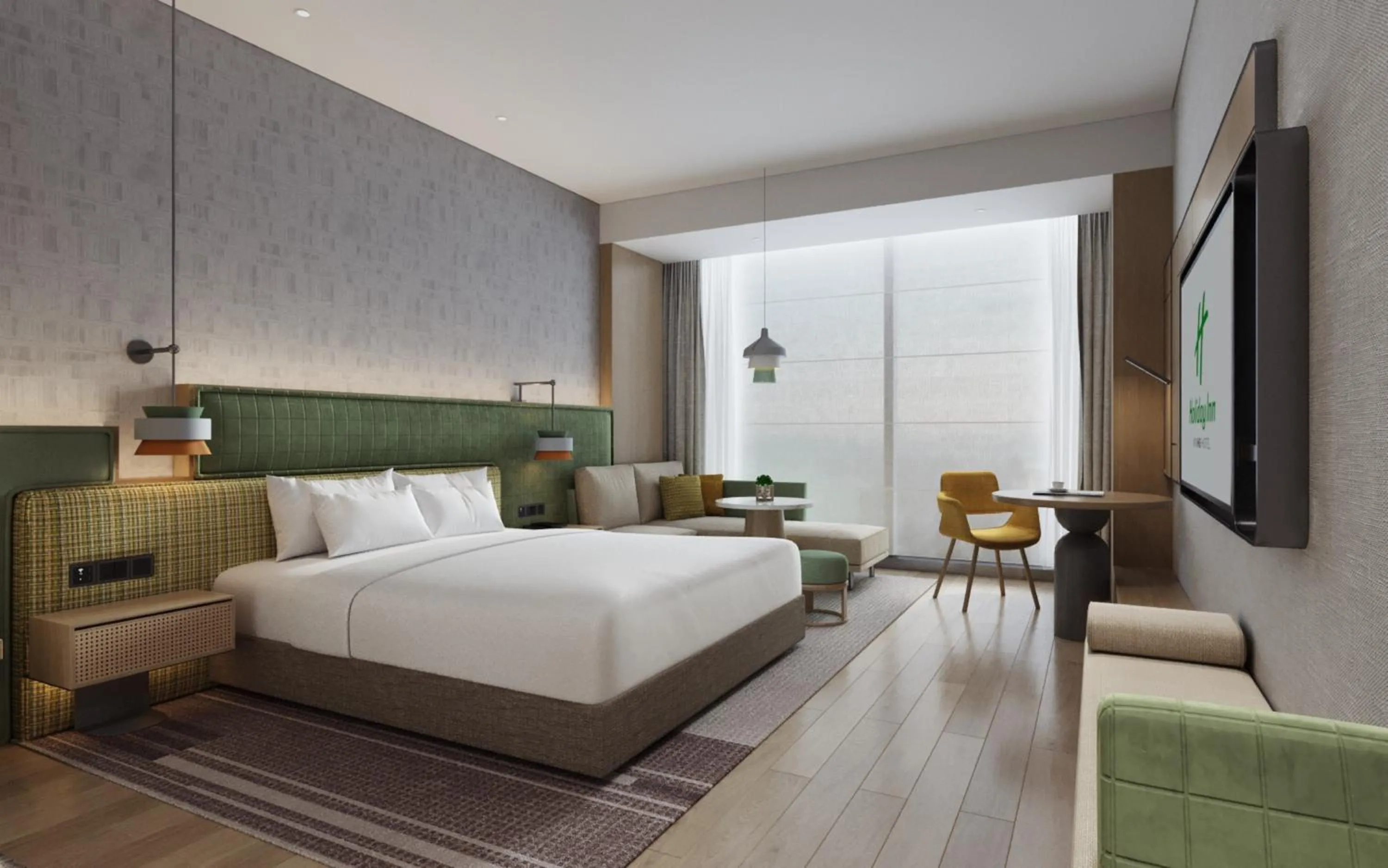 Photo of the whole room, Bed in Holiday Inn Shenzhen Nanshan by IHG