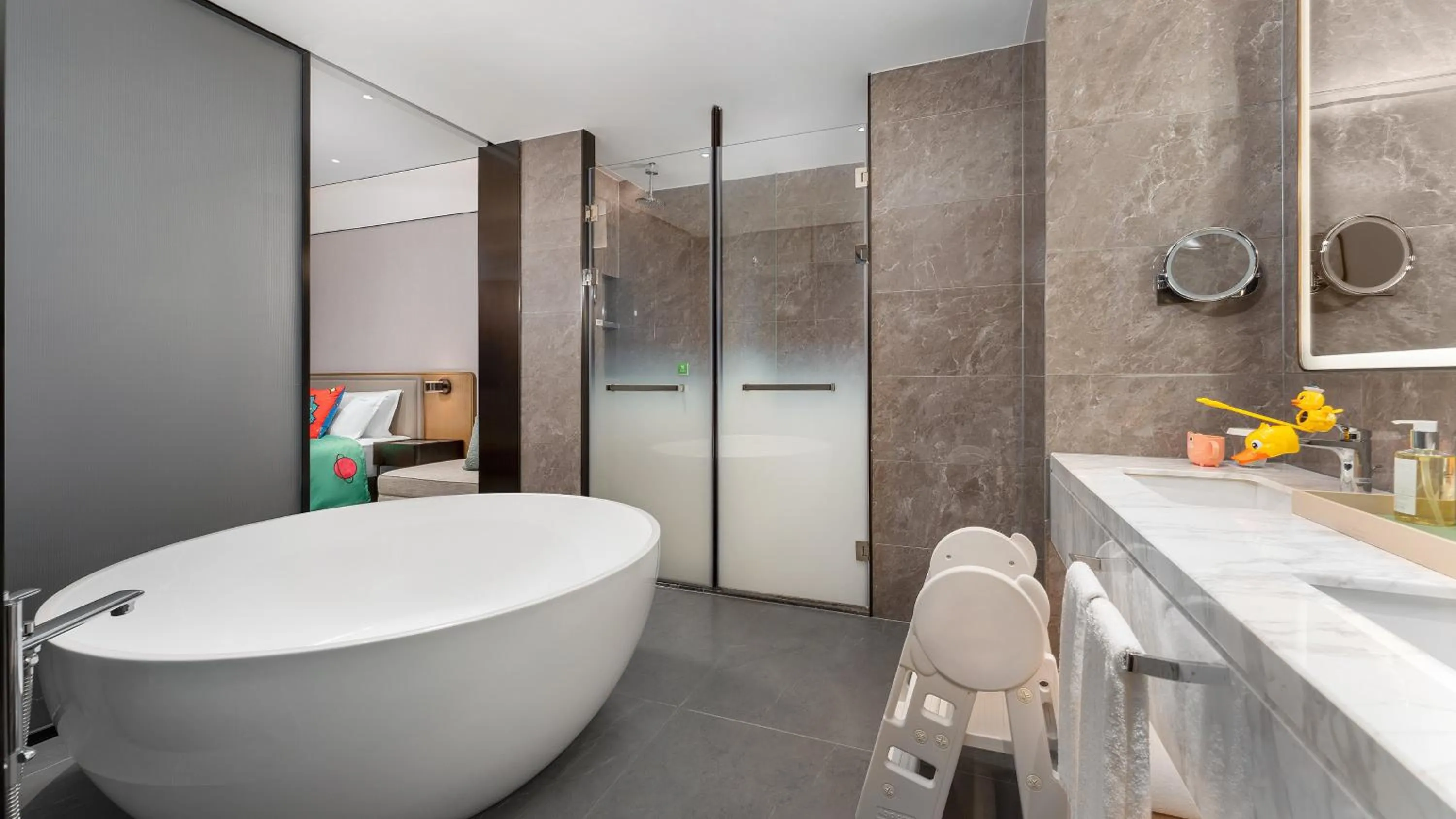Bathroom in Holiday Inn Wuhan Houguan Lake by IHG