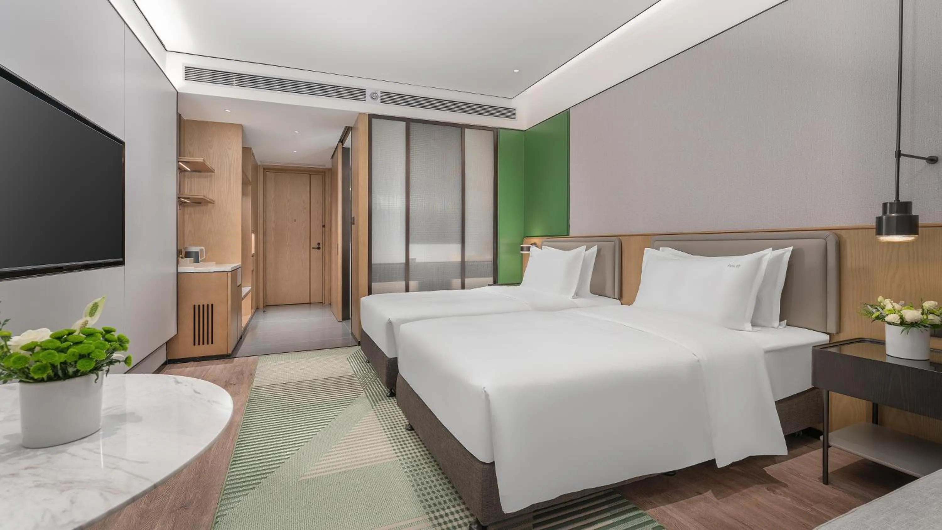 Bedroom, Bed in Holiday Inn Wuhan Houguan Lake by IHG