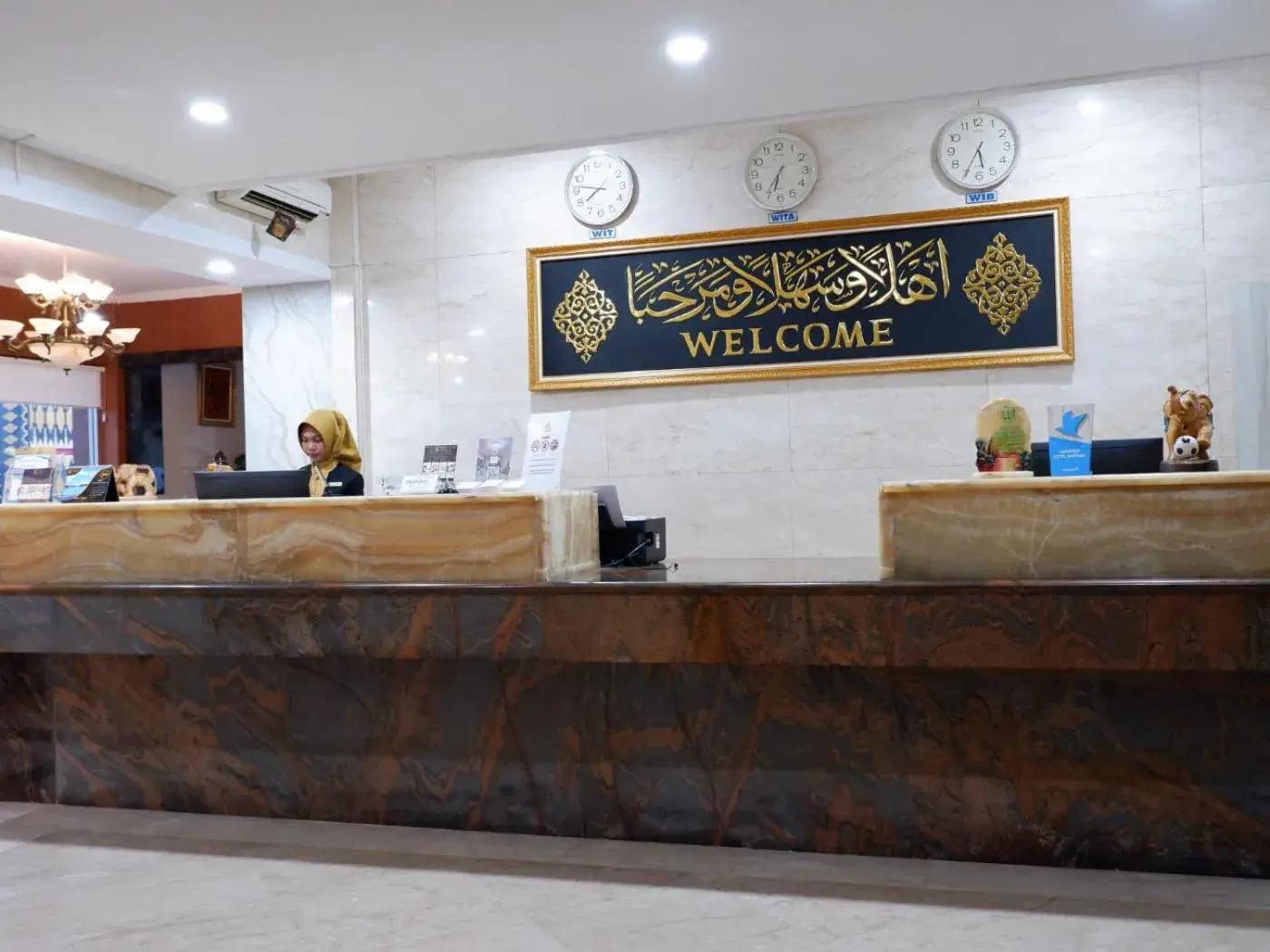 Lobby or reception in Soeltan Luxe Hotel Lampung Lobby or reception in Soeltan Luxe Hotel Lampung