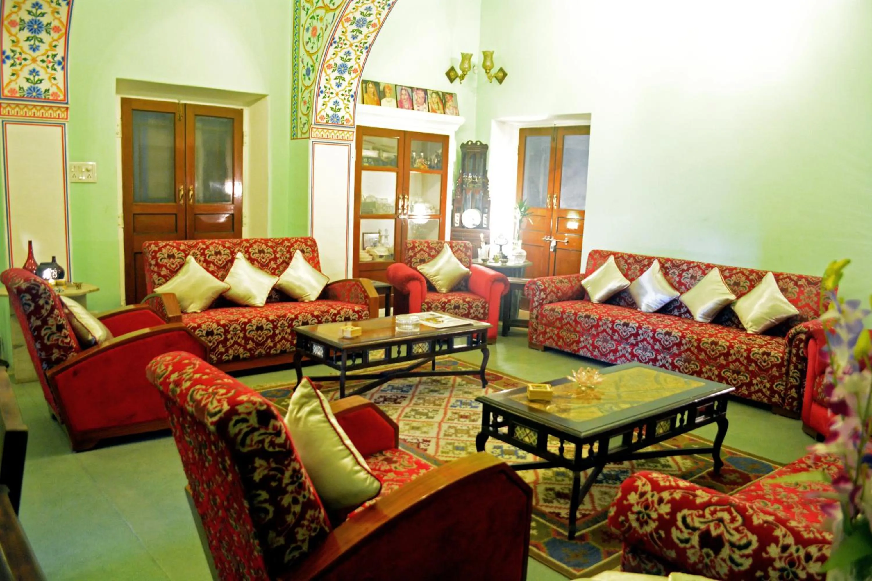 Living room in Haveli Kalwara - A Heritage Hotel
