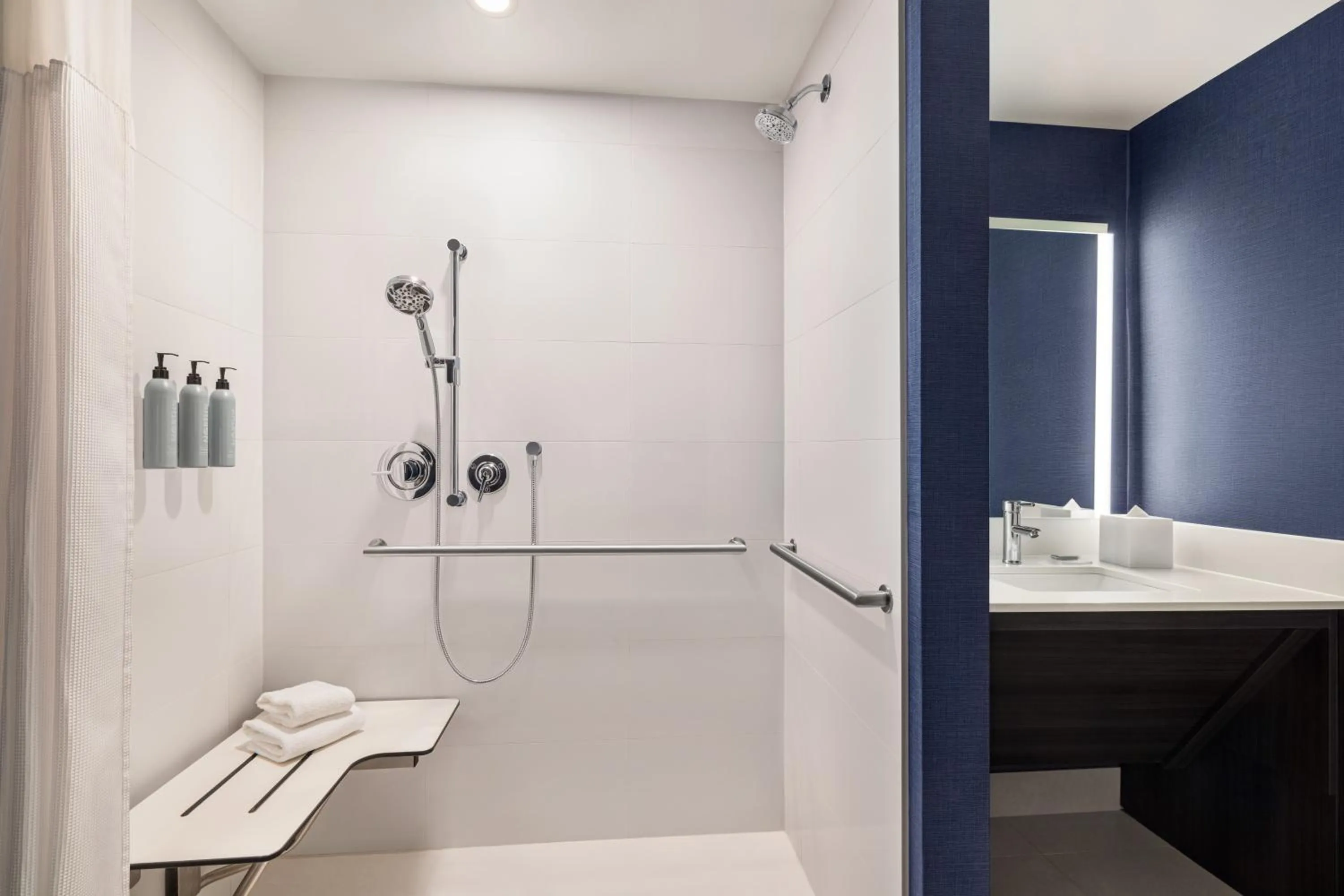 Bathroom in Residence Inn by Marriott Mechanicsburg