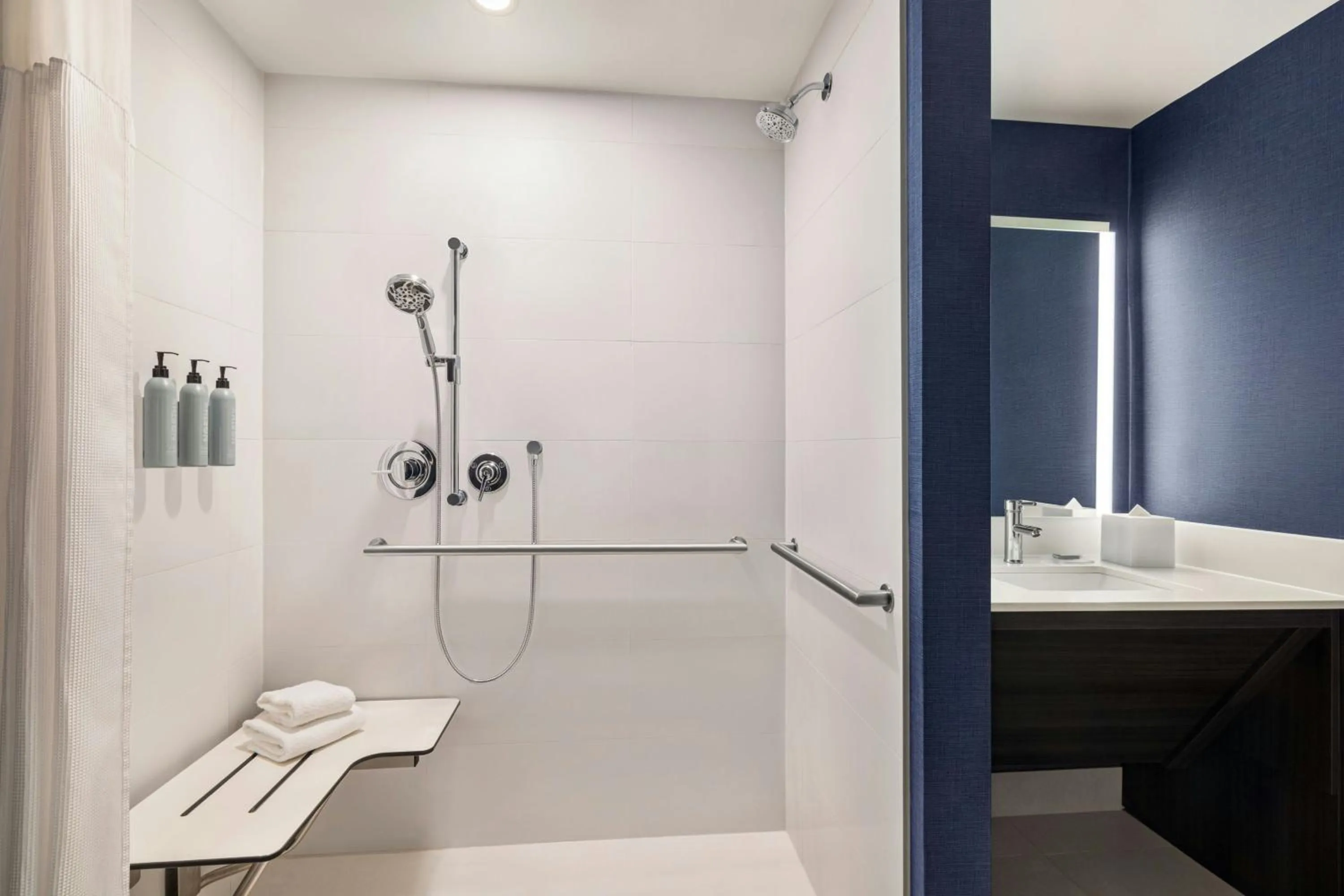 Bathroom in Residence Inn by Marriott Mechanicsburg