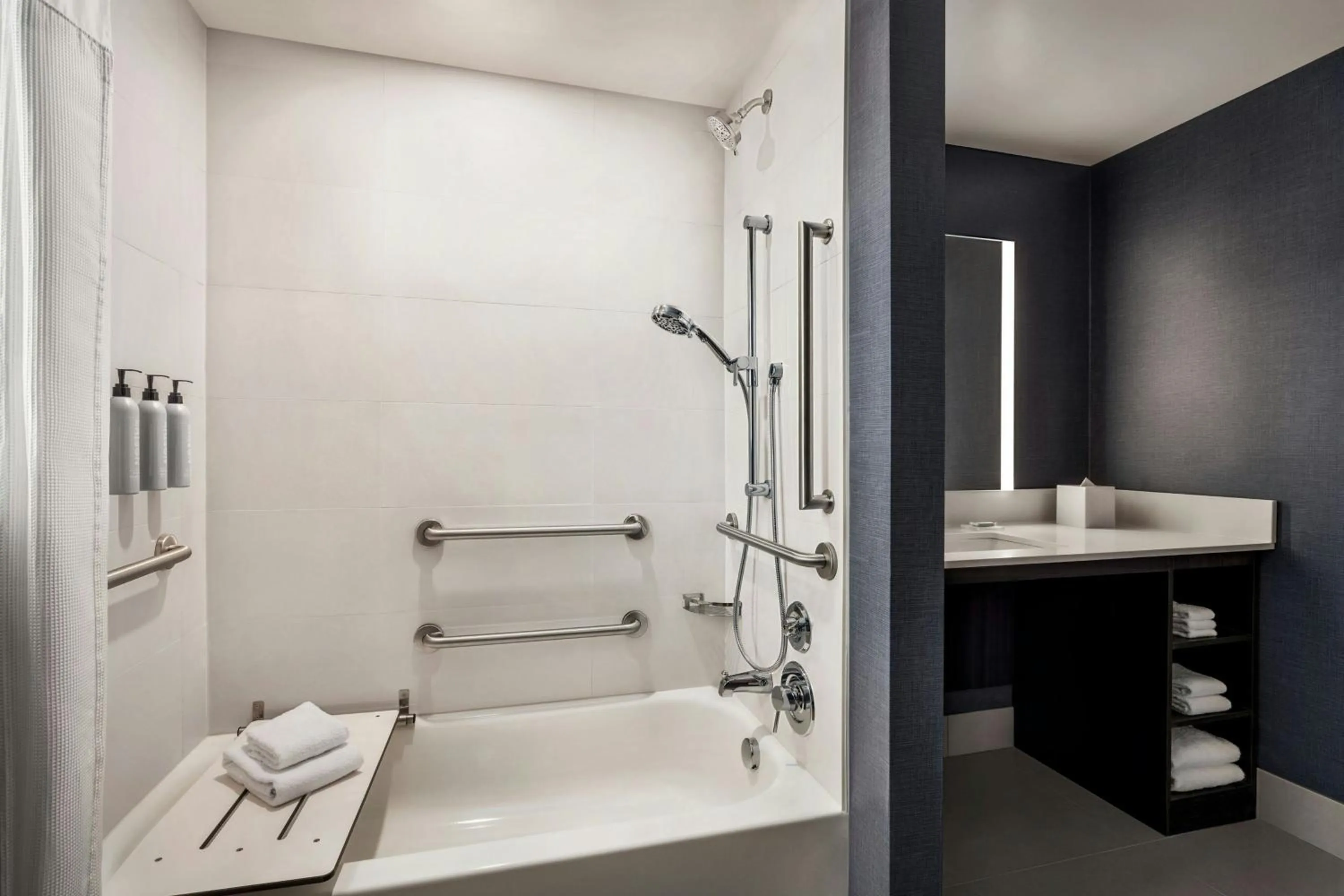 Bathroom in Residence Inn by Marriott Mechanicsburg