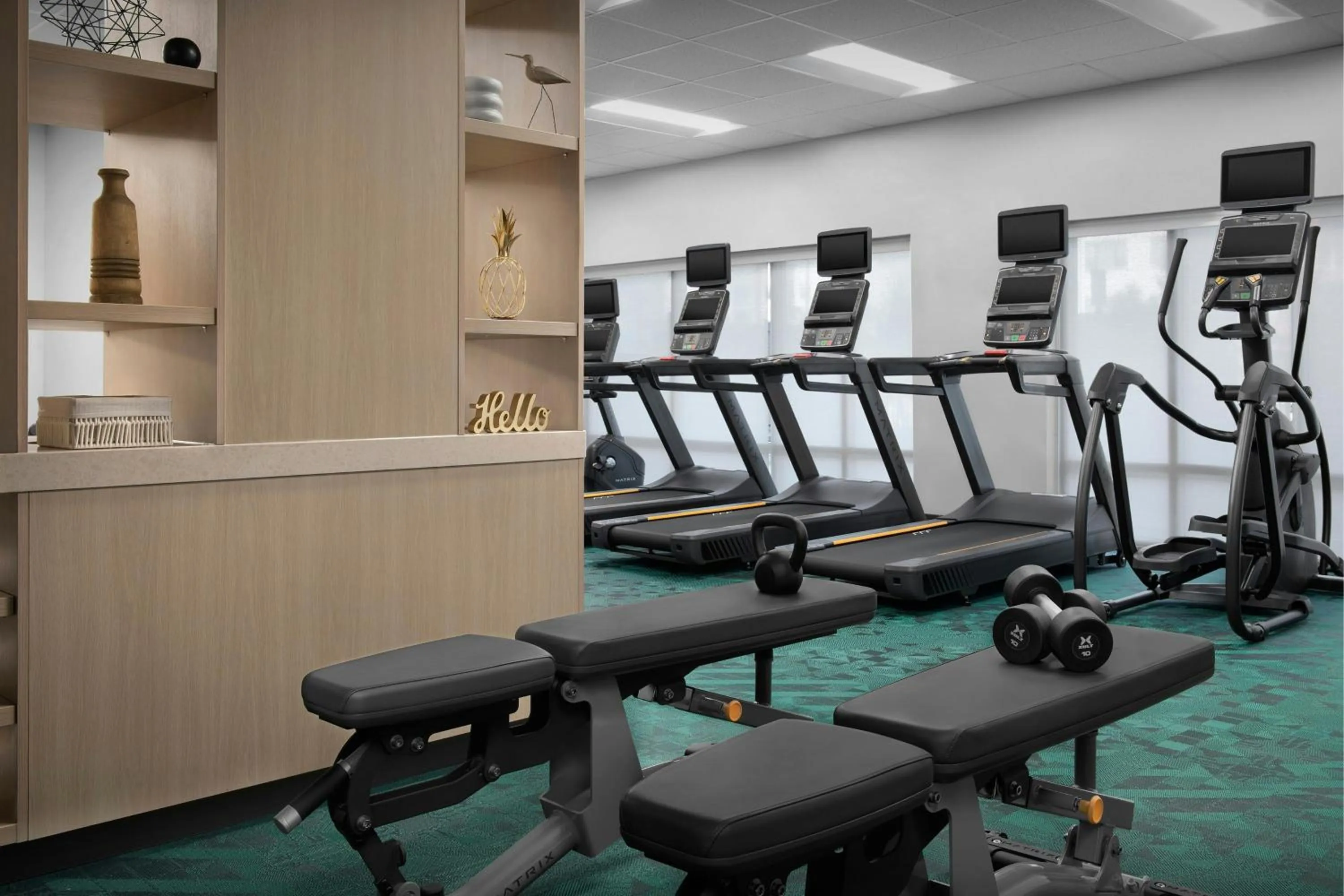 Fitness centre/facilities in TownePlace Suites by Marriott Fort Myers Gulf Coast