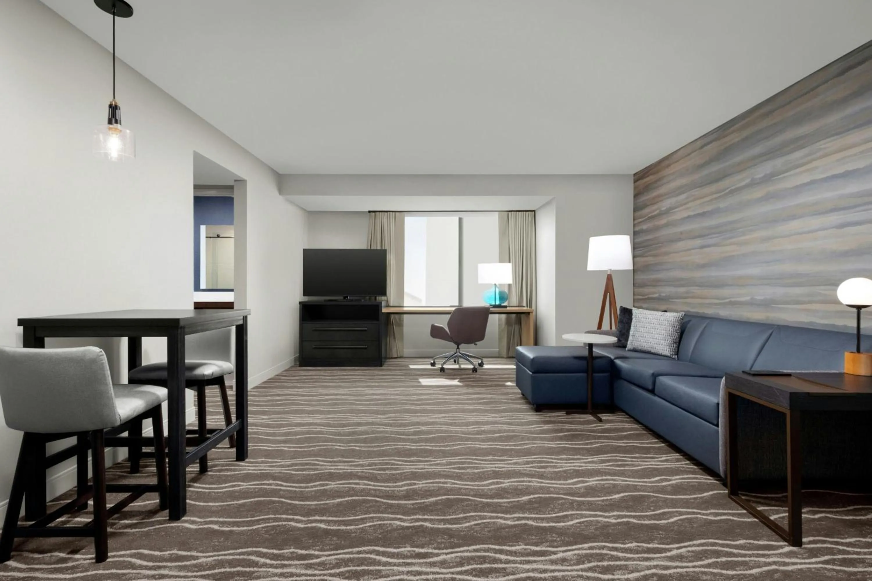 Living room in Residence Inn by Marriott Sacramento Cal Expo